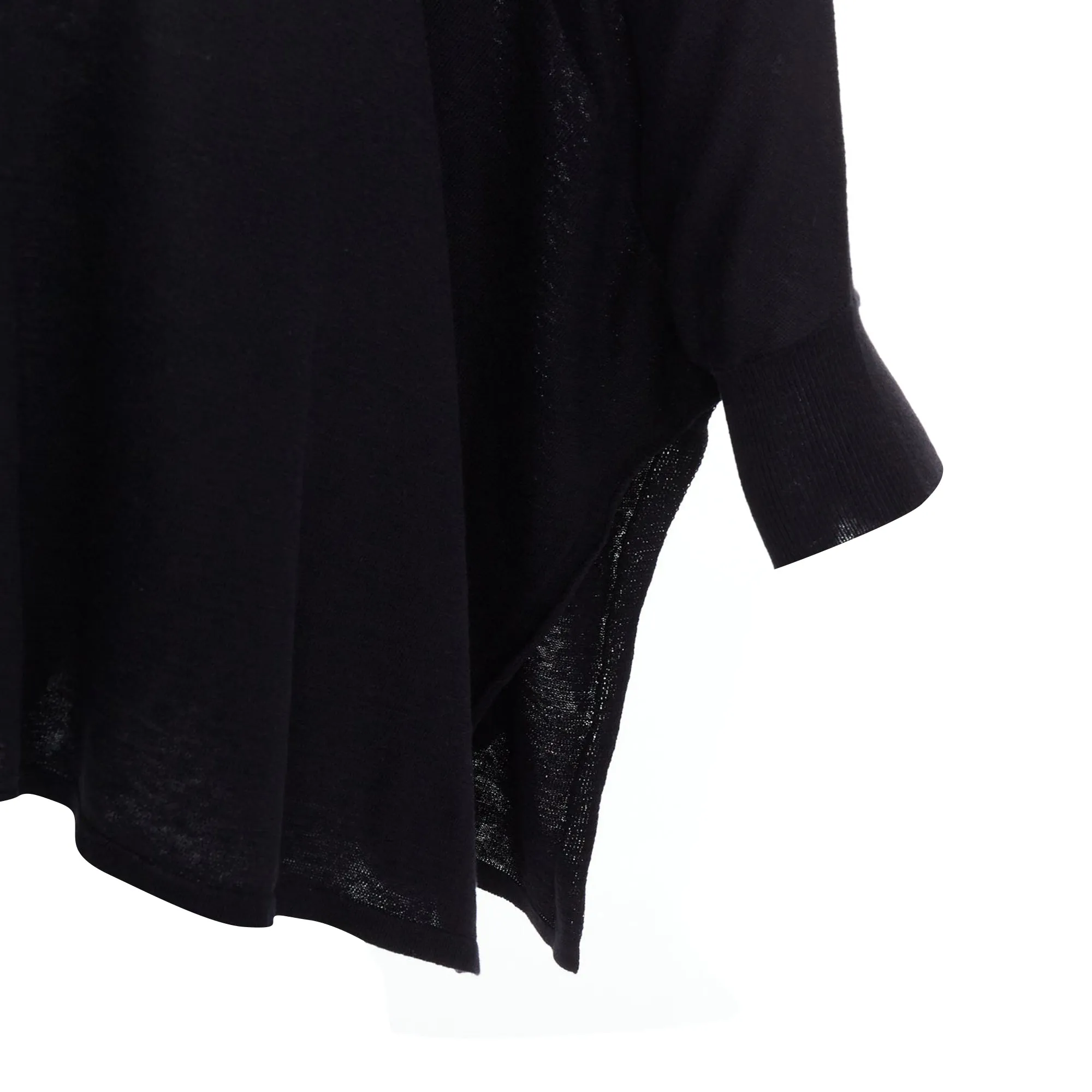 Pullover en soie et lin à emmanchure chauve-souris Maison Margiela