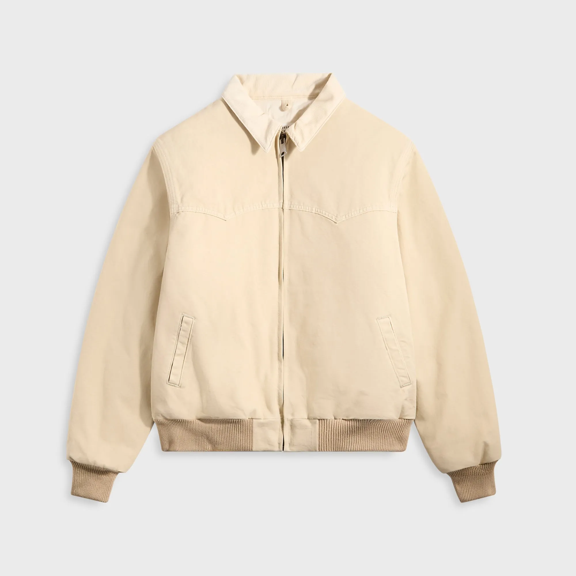 Maison Margiela Sports Jacket - Beige Reusable Fabric Fixed