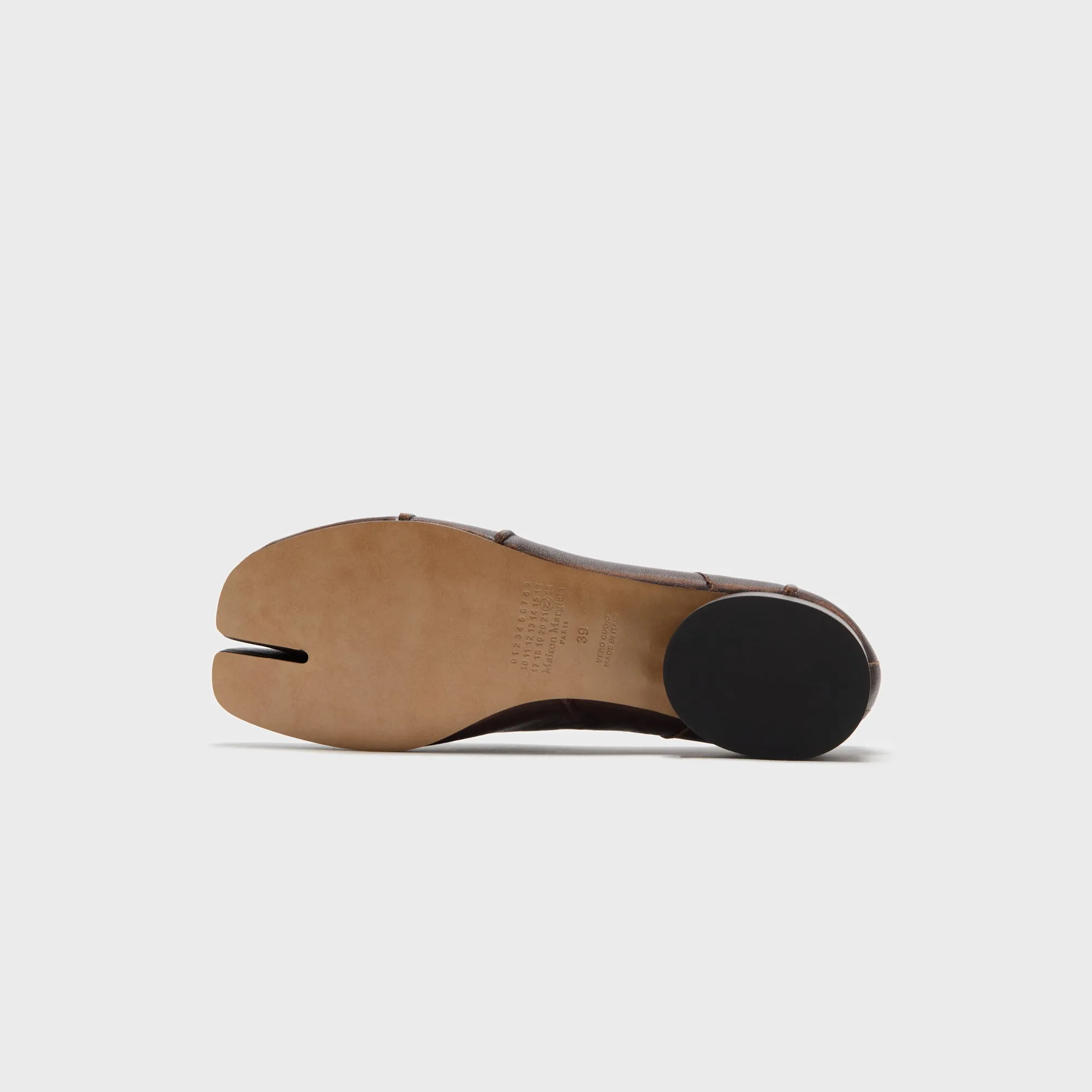 Short Distance Maison Margiela Tabi Ballerina H30 - Moka