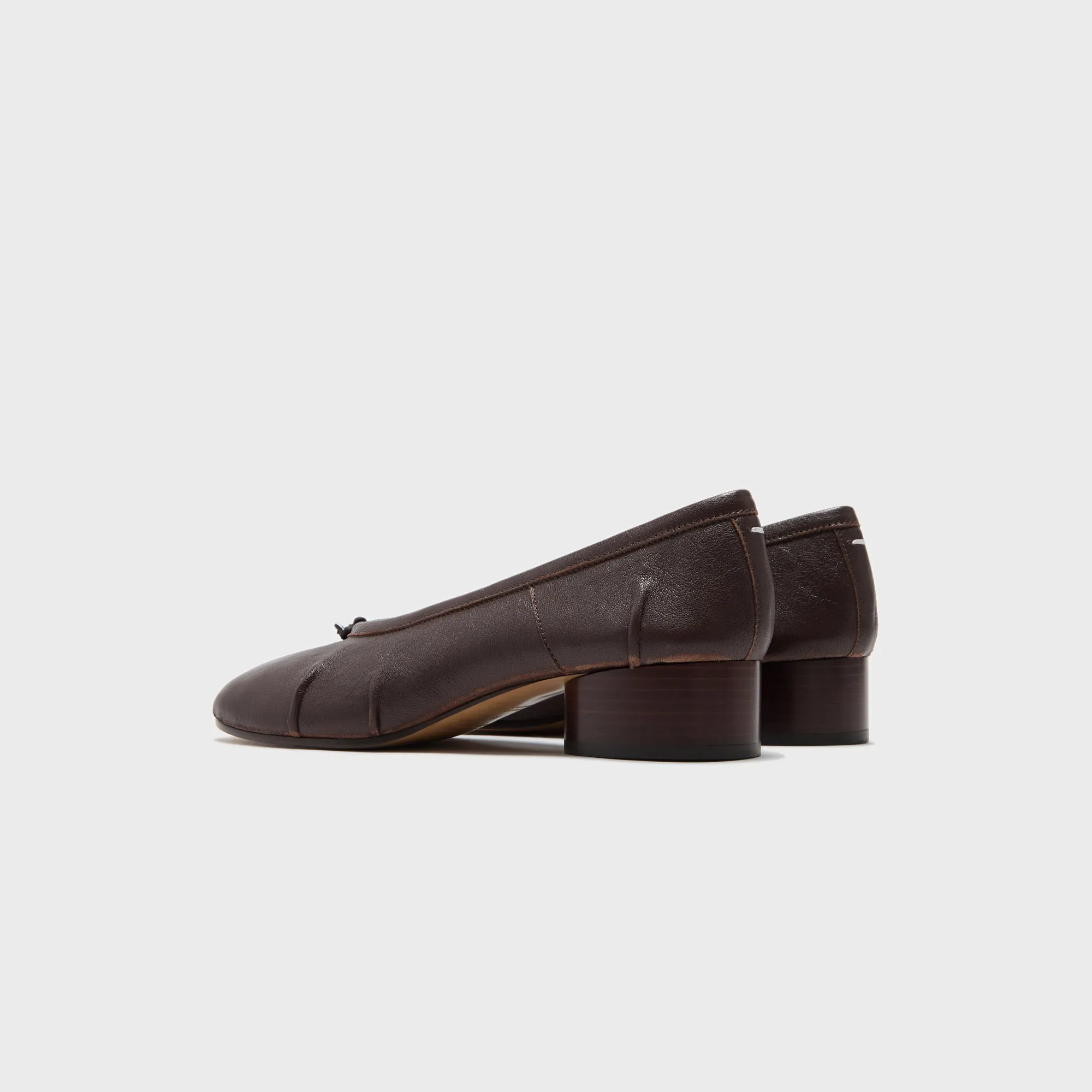 Secure Lacing Style Maison Margiela Tabi Ballerina H30 - Moka