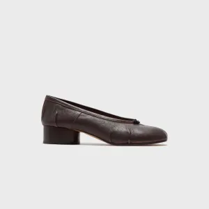Outdoor Suitability Synthetic Faux Suede Maison Margiela Tabi Ballerina H30 - Moka