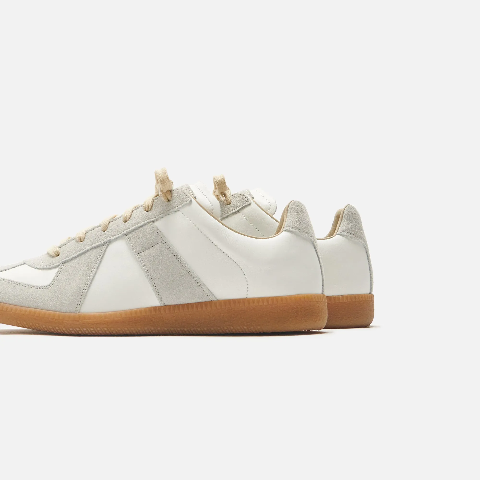 Slip-On Adaptability Anti-Slip Segment Maison Margiela Wmns Replica Sneakers - Dirty White