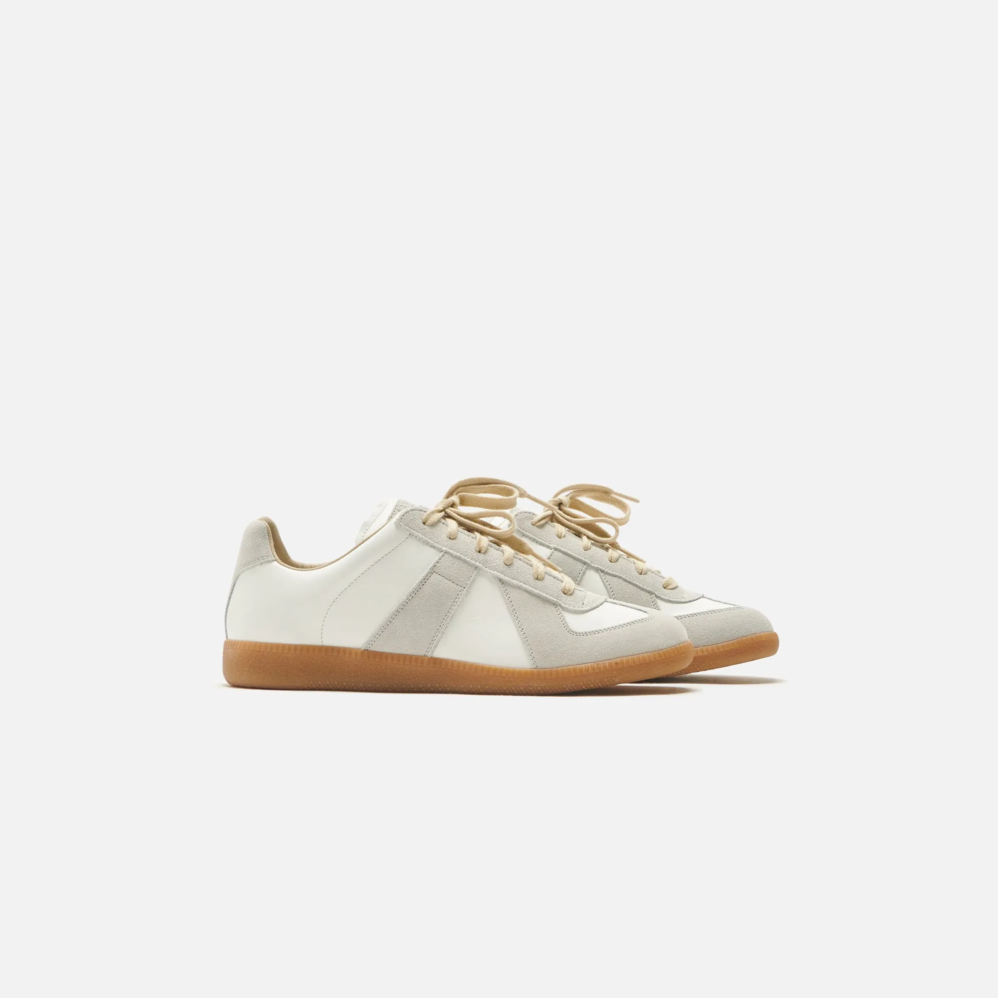 Scratch-Resistant Heels Lightweight Structure Framework Design Style Set Maison Margiela Wmns Replica Sneakers - Dirty White
