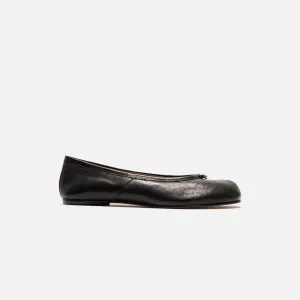 Maison Margiela Wmns Tabi Ballerina Flat - Black AnkleCuff