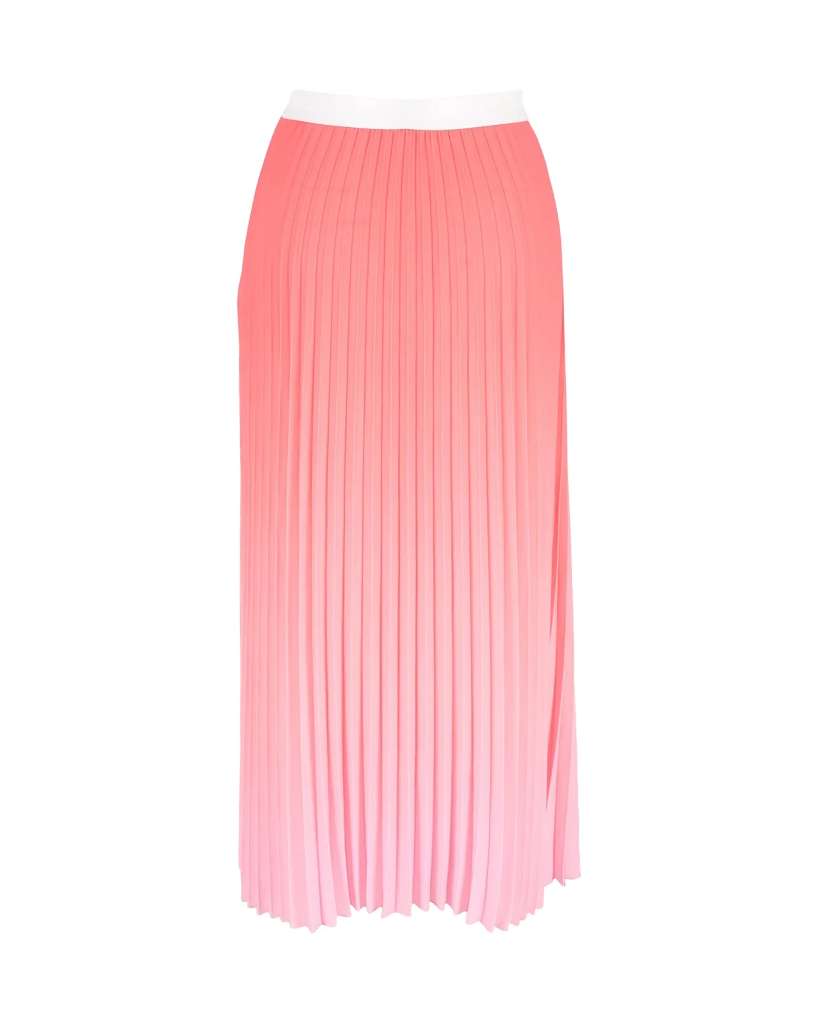 Maje Jonaelle Jupe Mi-longue Plissée en Polyester Rose