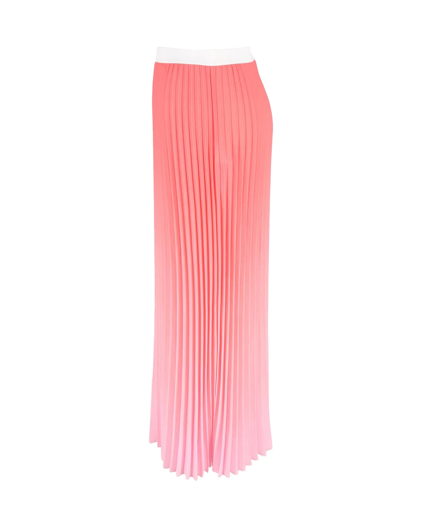 Maje Jonaelle Jupe Mi-longue Plissée en Polyester Rose