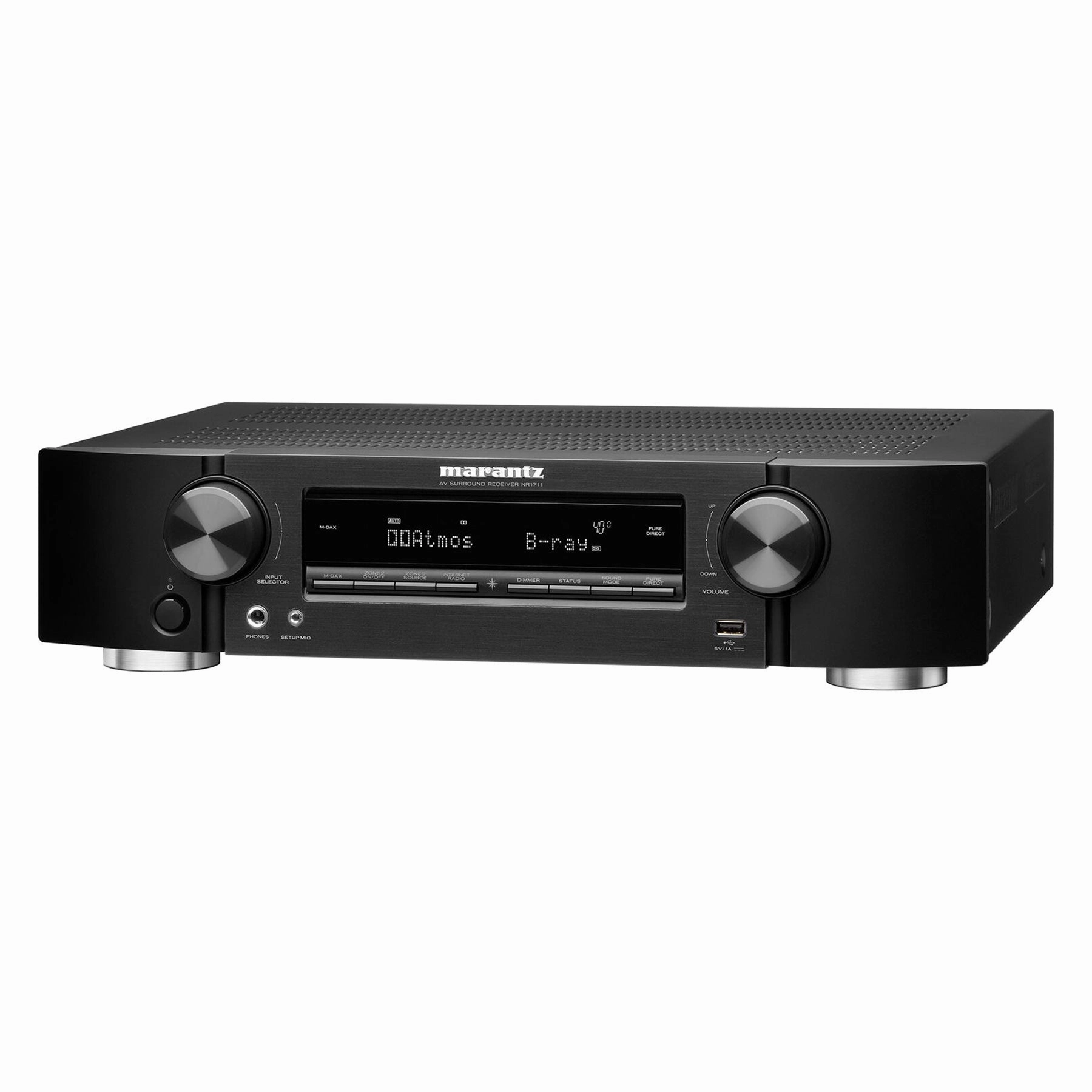 Marantz: NR1711 Ultra HD Slim Receiver (WIFI, Bluetooth, HEOS, Phono Input)
