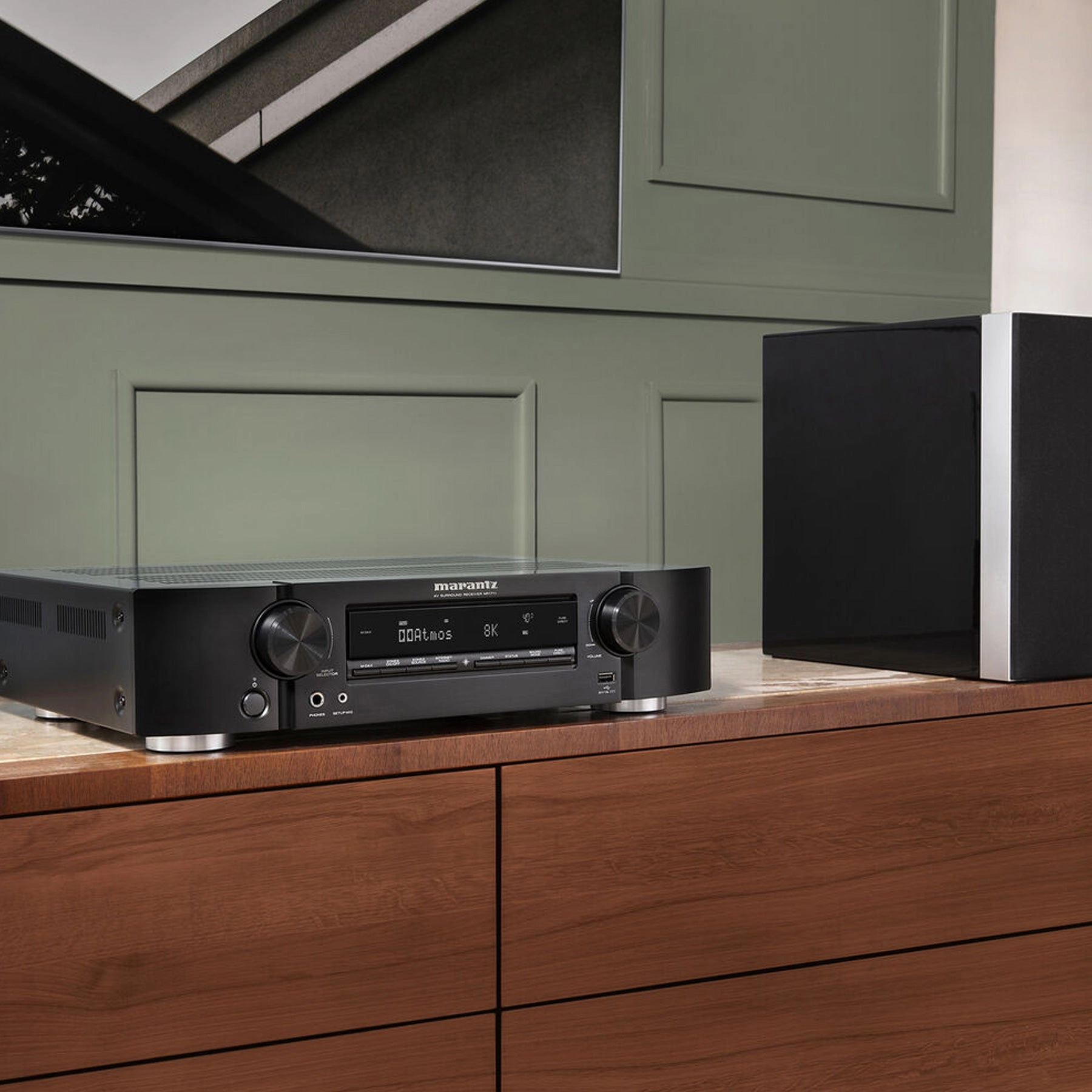 Marantz: NR1711 Ultra HD Slim Receiver (WIFI, Bluetooth, HEOS, Phono Input)