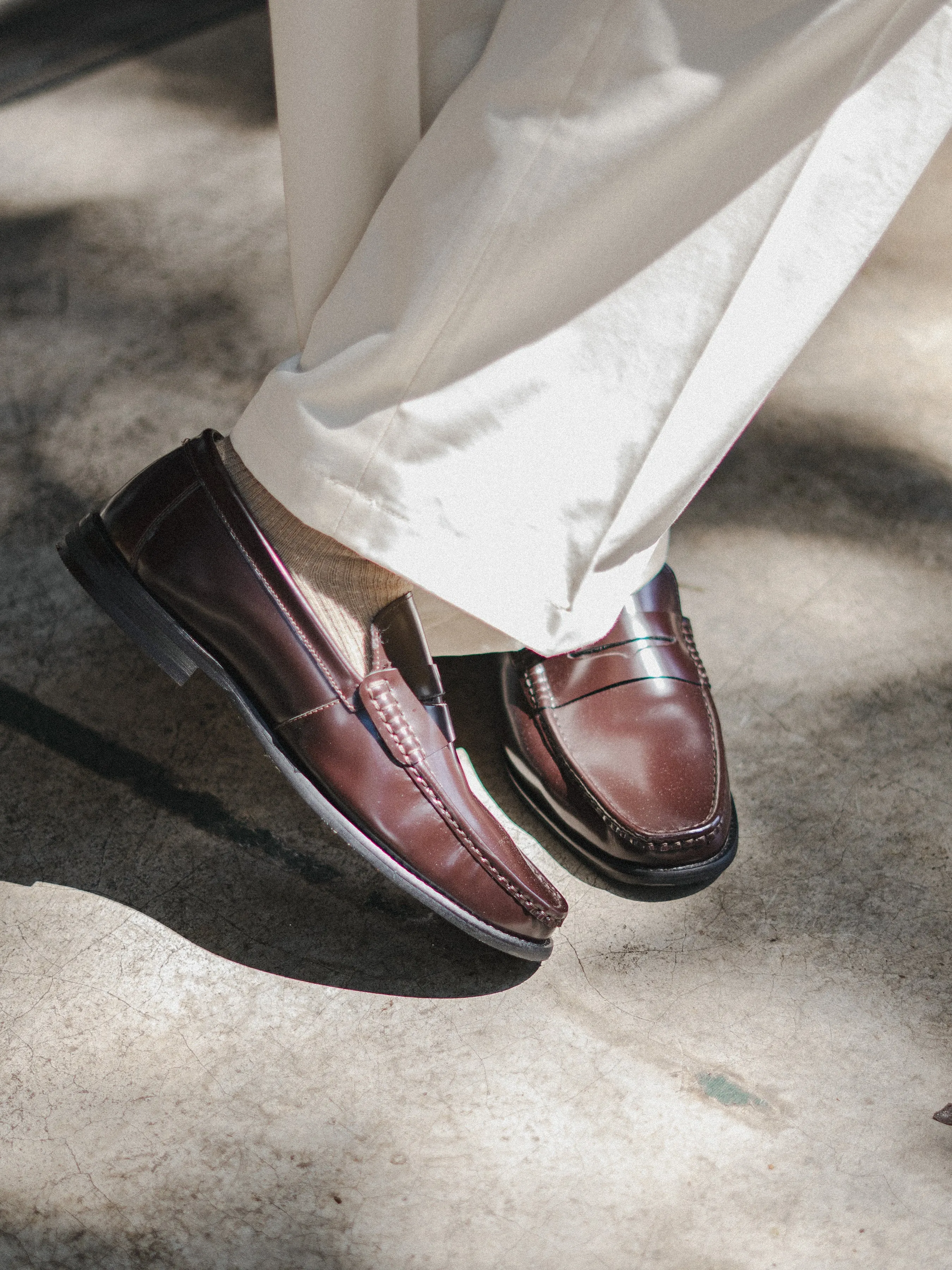 Marco Penny Loafer - Coffee Brown Polished Leather Command Attention