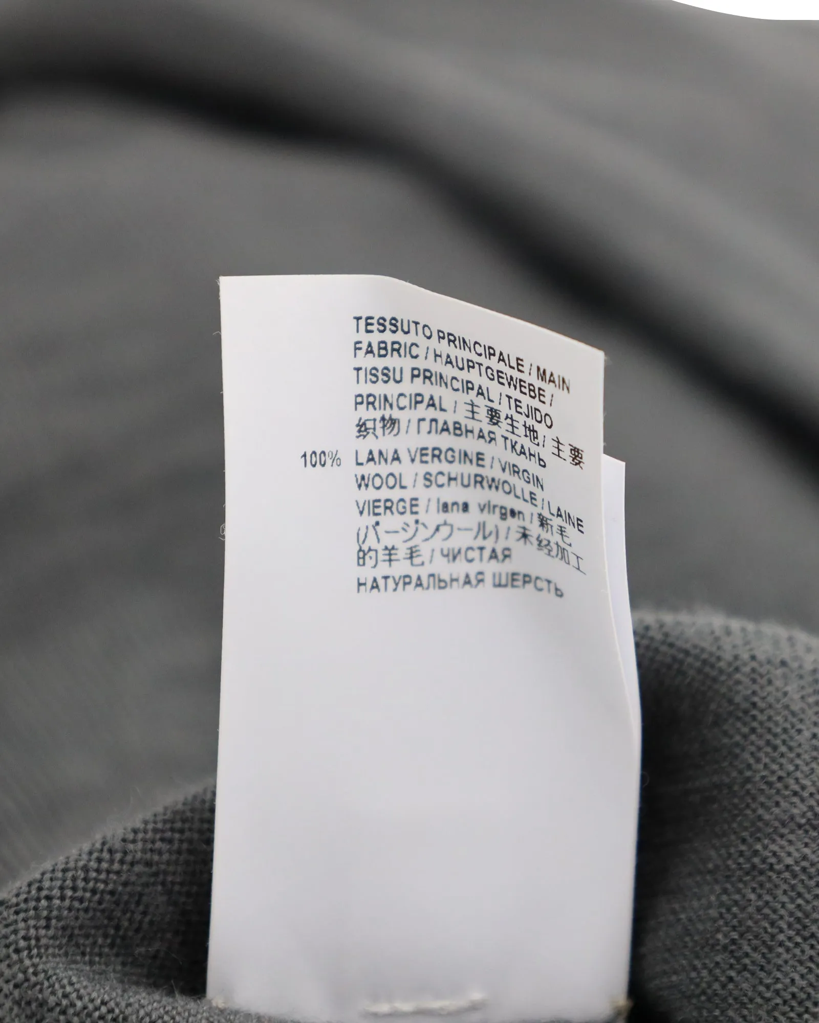 Pull col roulé manches longues Marni en laine grise