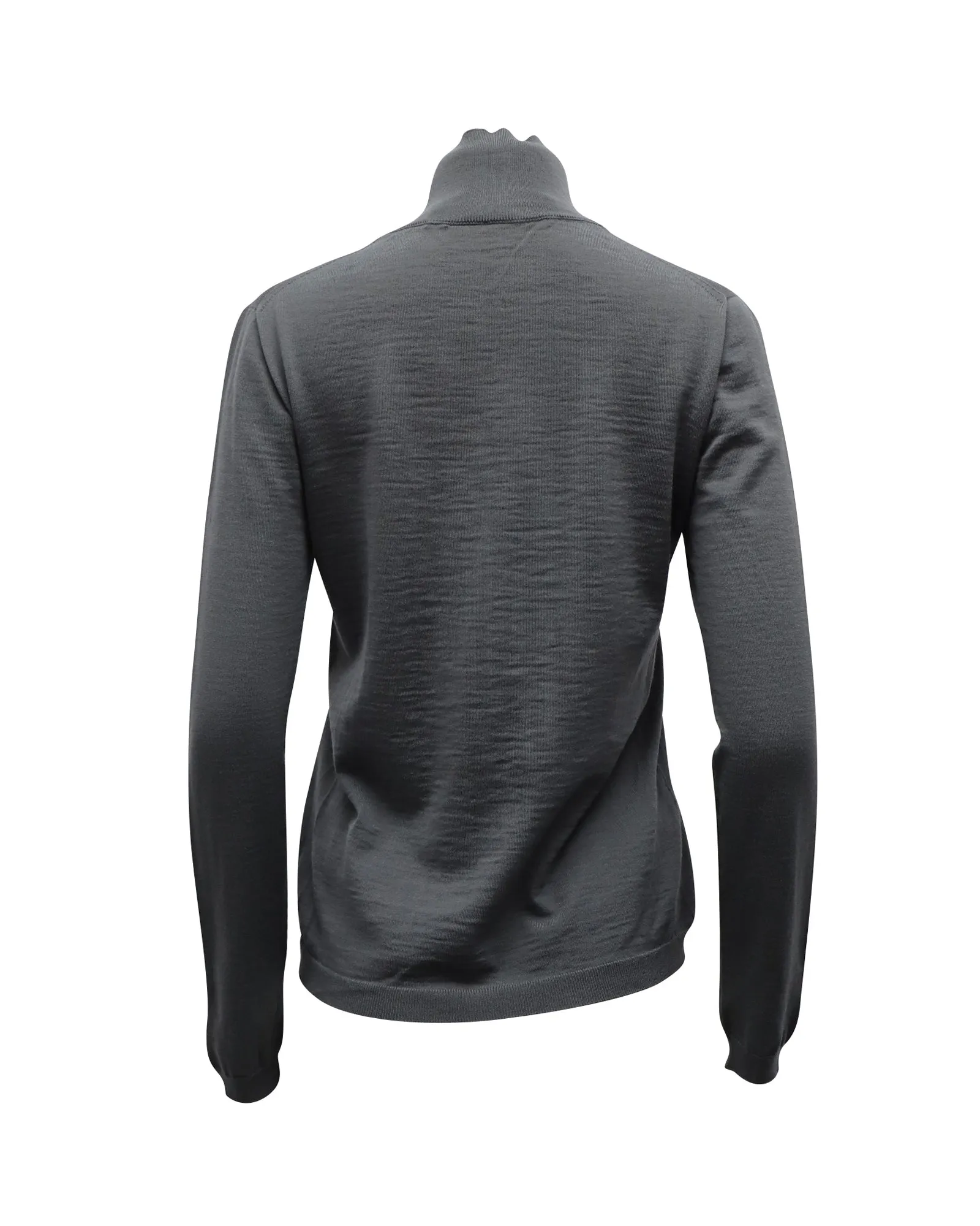 Pull col roulé manches longues Marni en laine grise