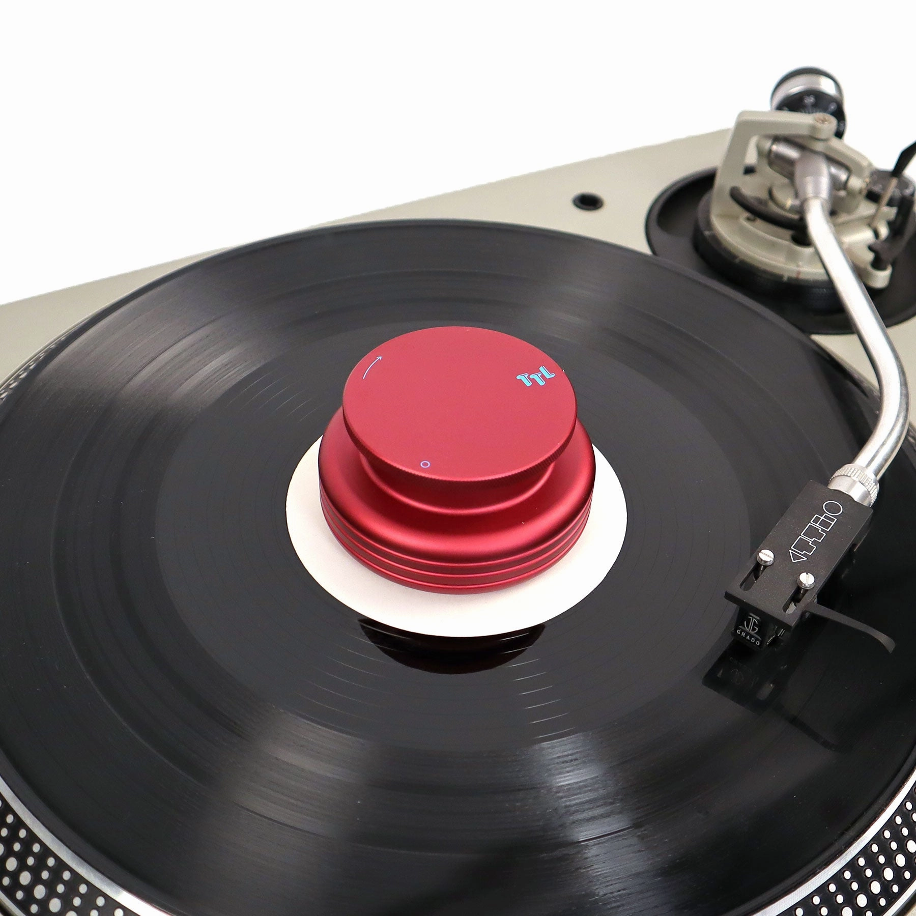 MasterSounds: Turntable Weight Record Stabilizer - Turntable Lab Edition / Red