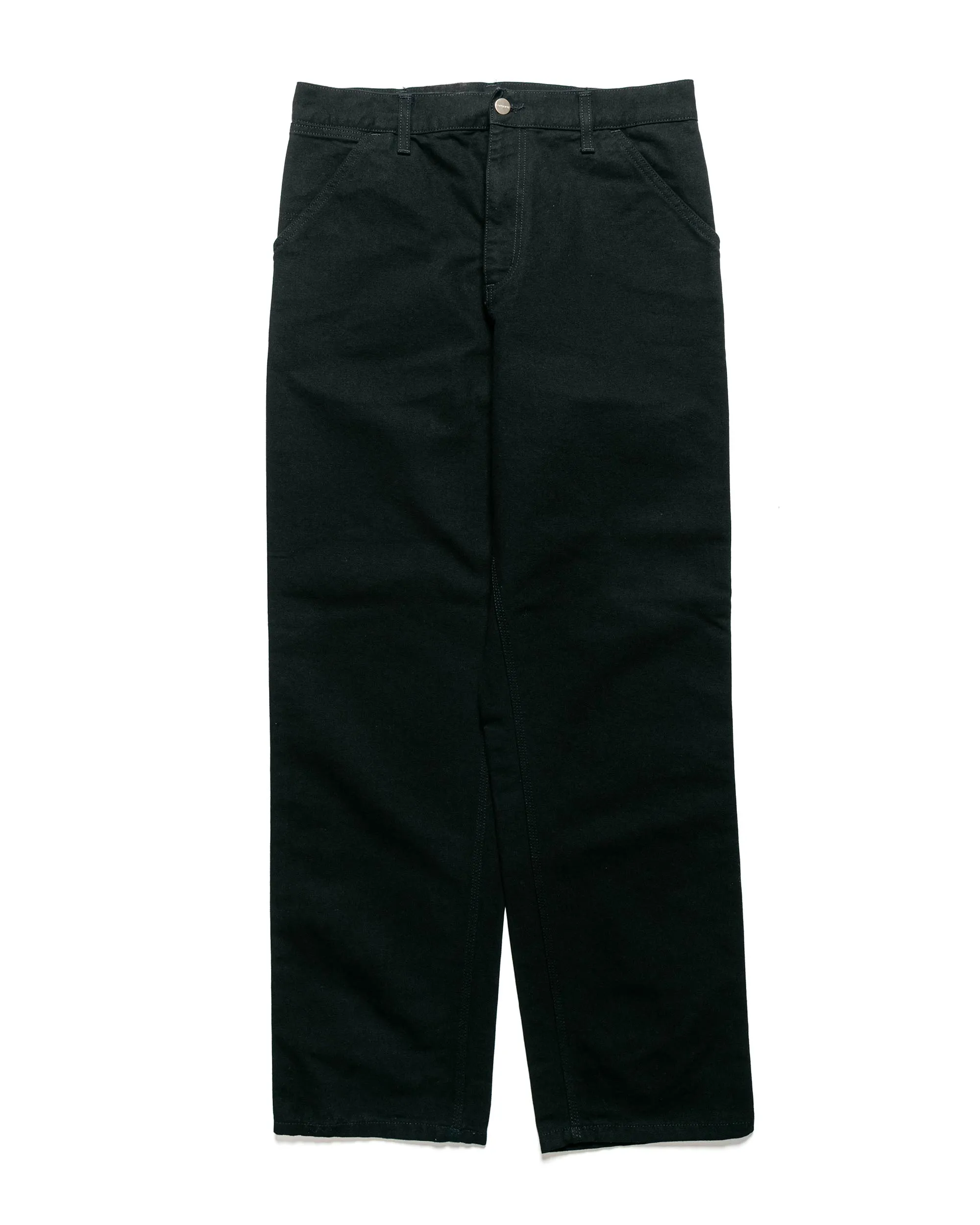 Carhartt W.I.P. Simple Pant Canvas Black Rinsed Carbon Monoxide Detector