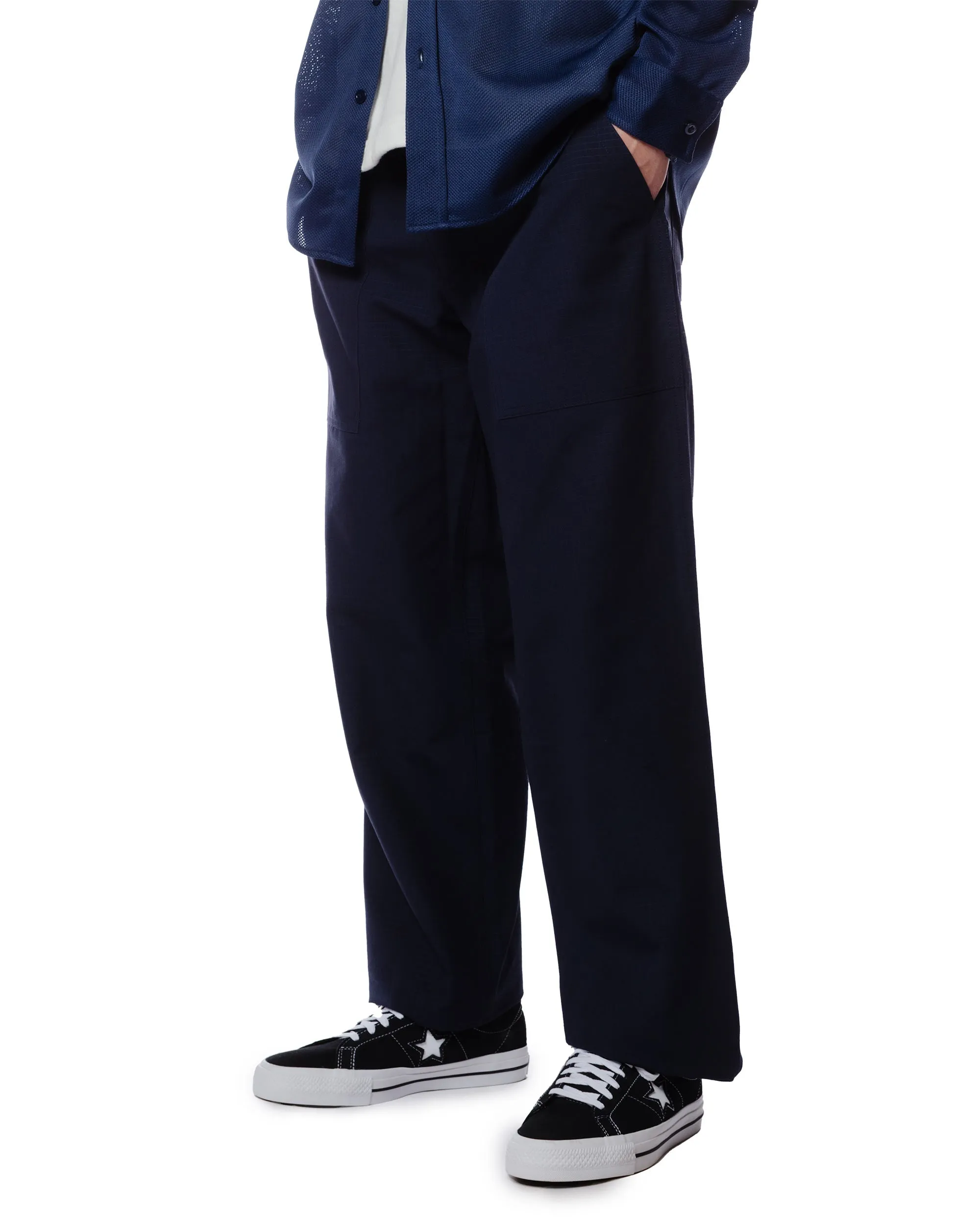 Randy'S Garments Utility Pant Cotton Ripstop Dark Navy Comfortable Thigh Opening