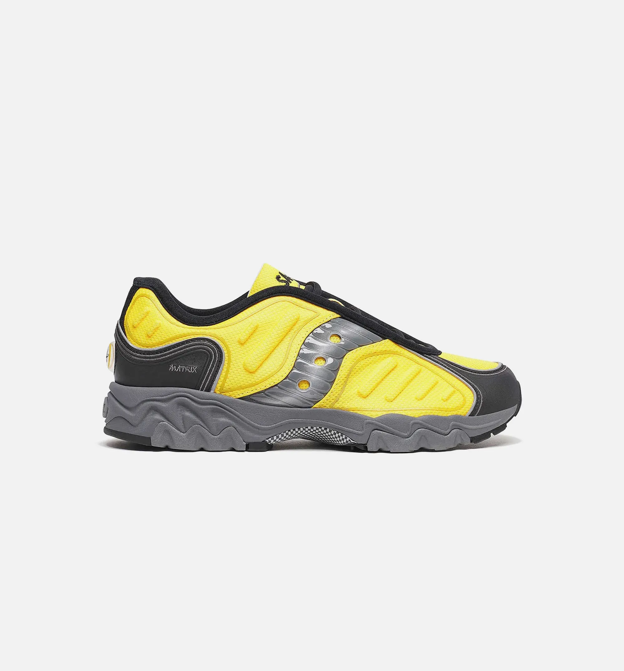 Matrix Mens Lifestyle Shoe - Black/Yellow Comfortable Commute