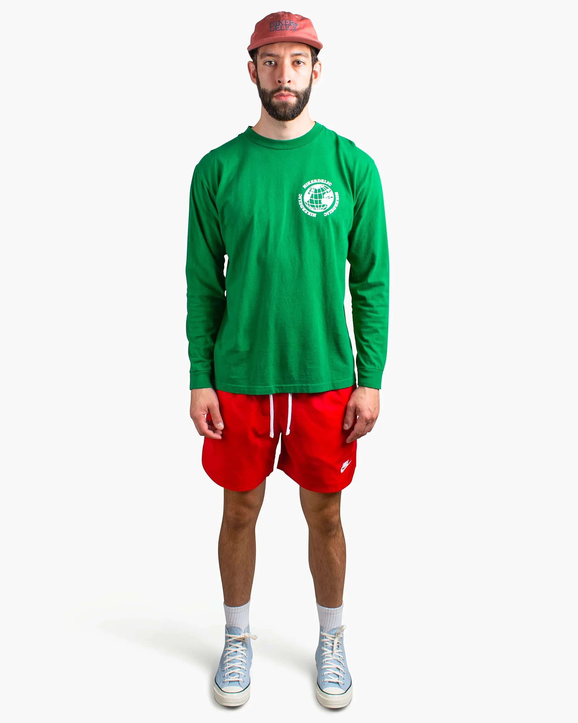 Windproof Edge Nike Sportswear Sport Essentials Lined Flow Shorts University Red