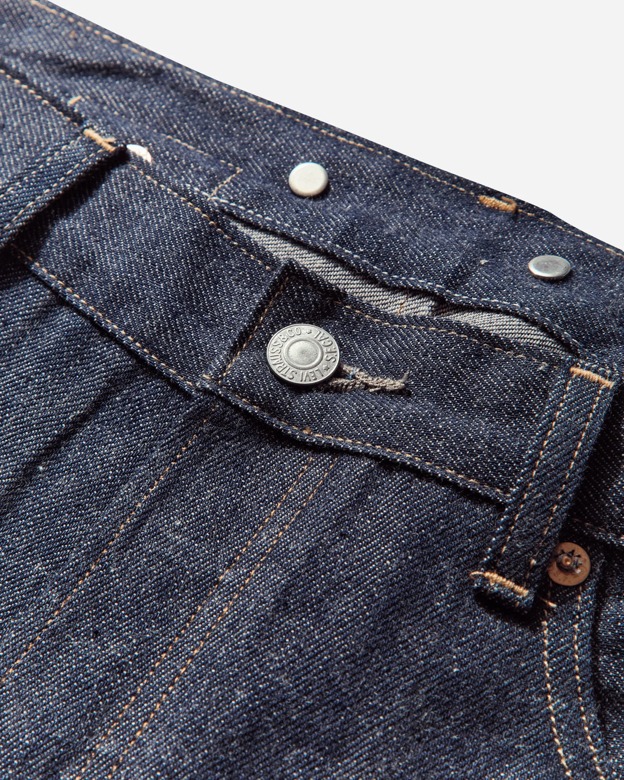 Men'S 1922 501Xx Jeans Indigo Rigid Semi - Formal Fit