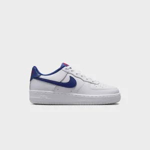 Performance Unleashed Move Beyond Ordinary Nike Gs Air Force 1 - White / University Red / Deep Royal Blue