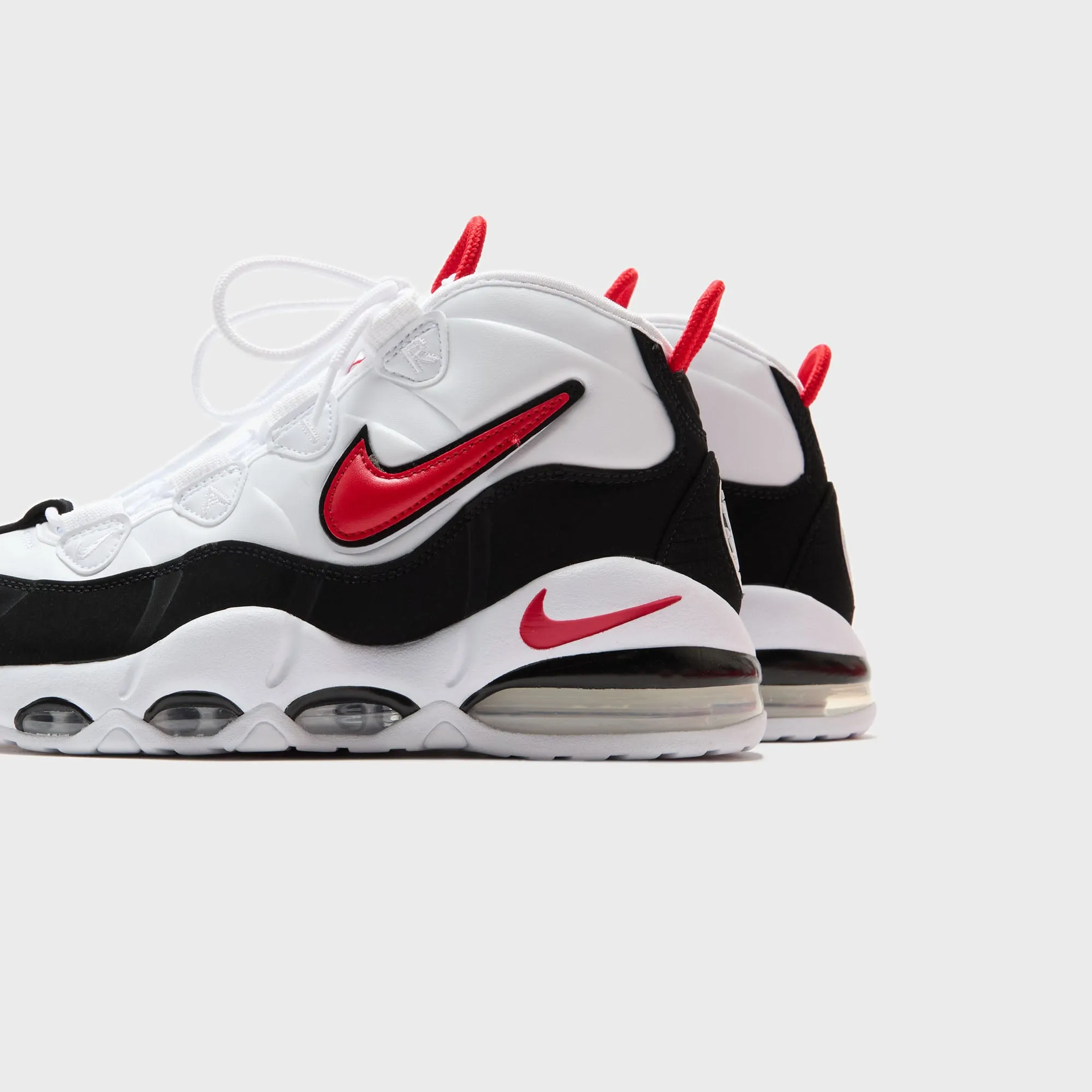 Nike Air Max Uptempo '95 - White / University Red / Black Comfortable Cushioning