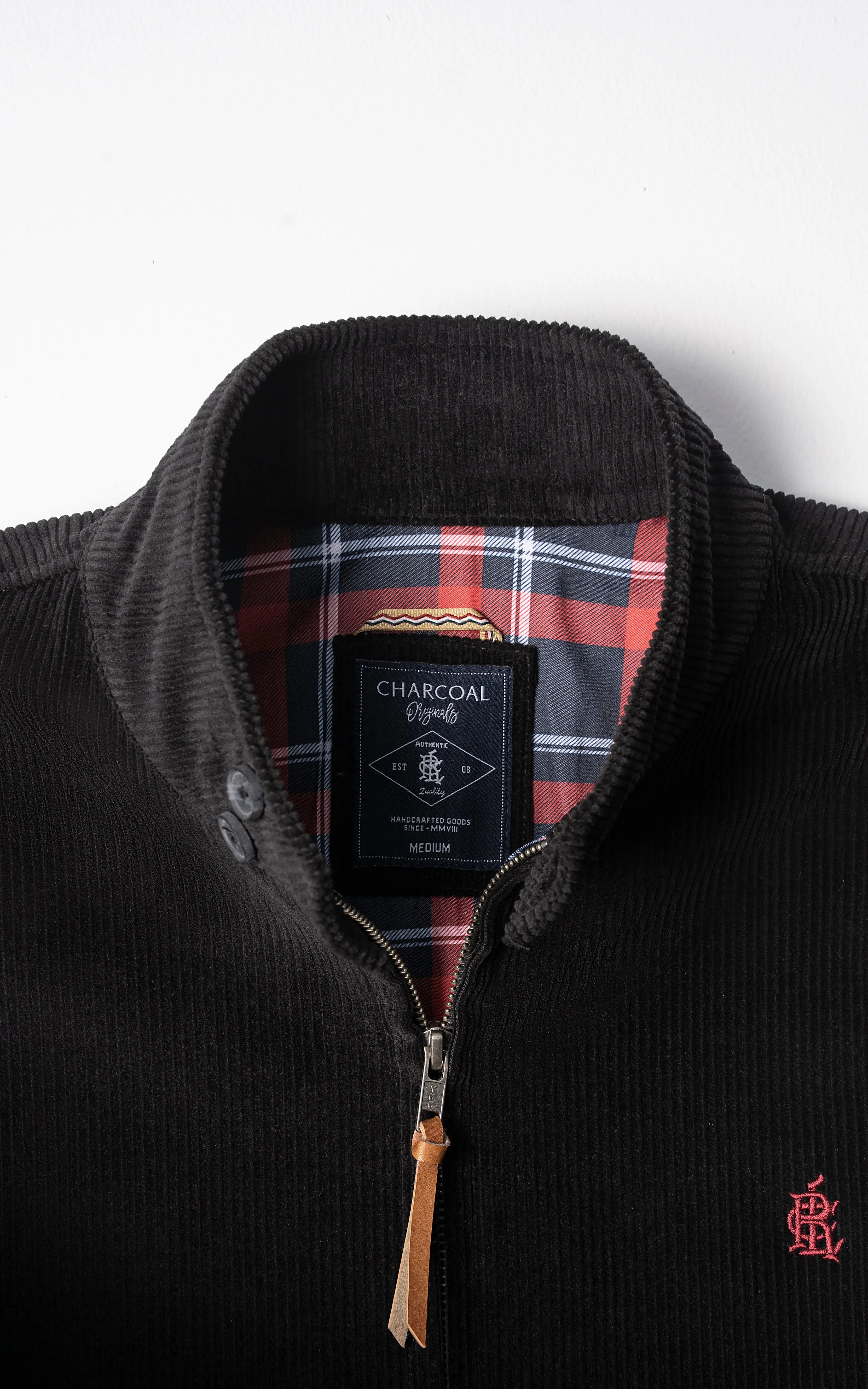 Corduroy Jacket Full Sleeve Black Multi-Surface Traction Comfort Extent