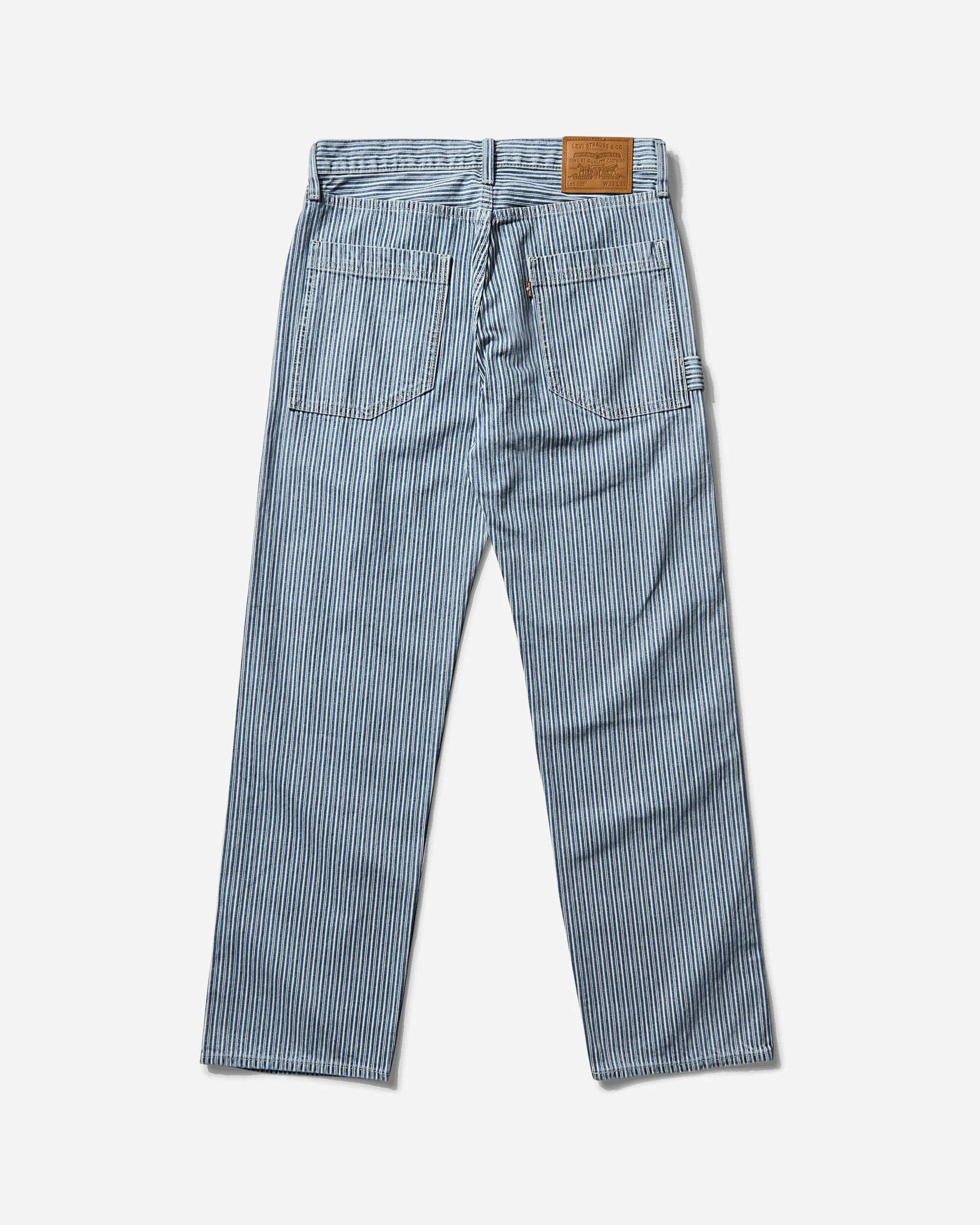Men'S 555 Relaxed Straight Utility Jeans Blue Organic Layer