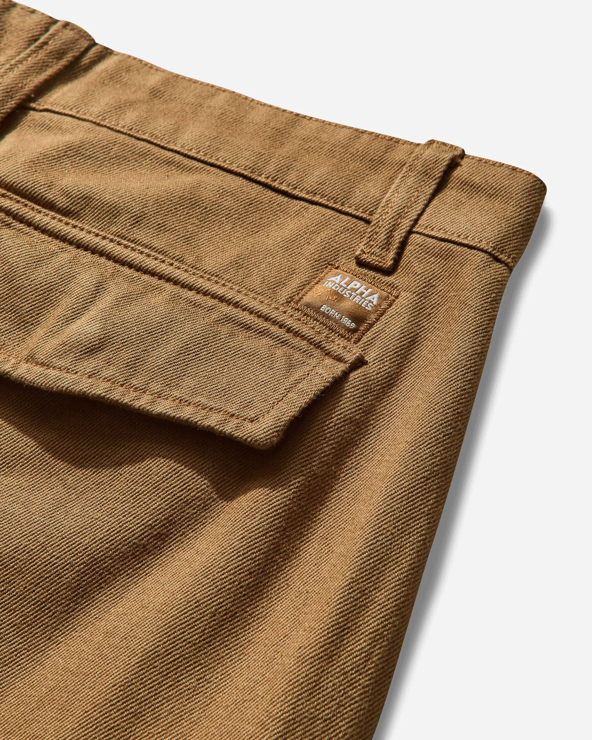 Men'S Aircraft Pants Khaki Regular Width at Back