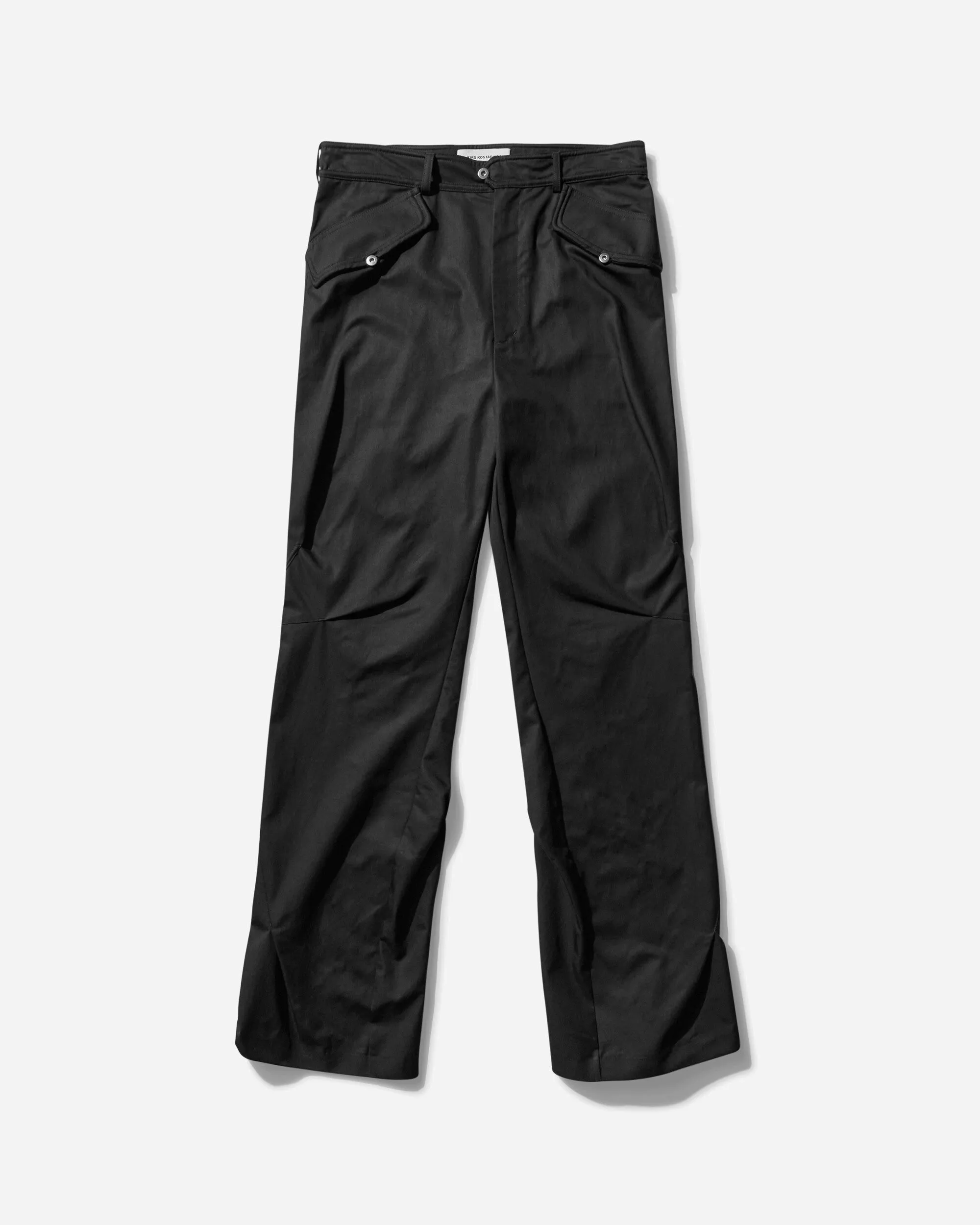 Men'S Alec K-Dart Trousers Black Sable Straps With Abstracting