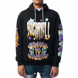 Pull à capuche Apocalypse pour homme en noir