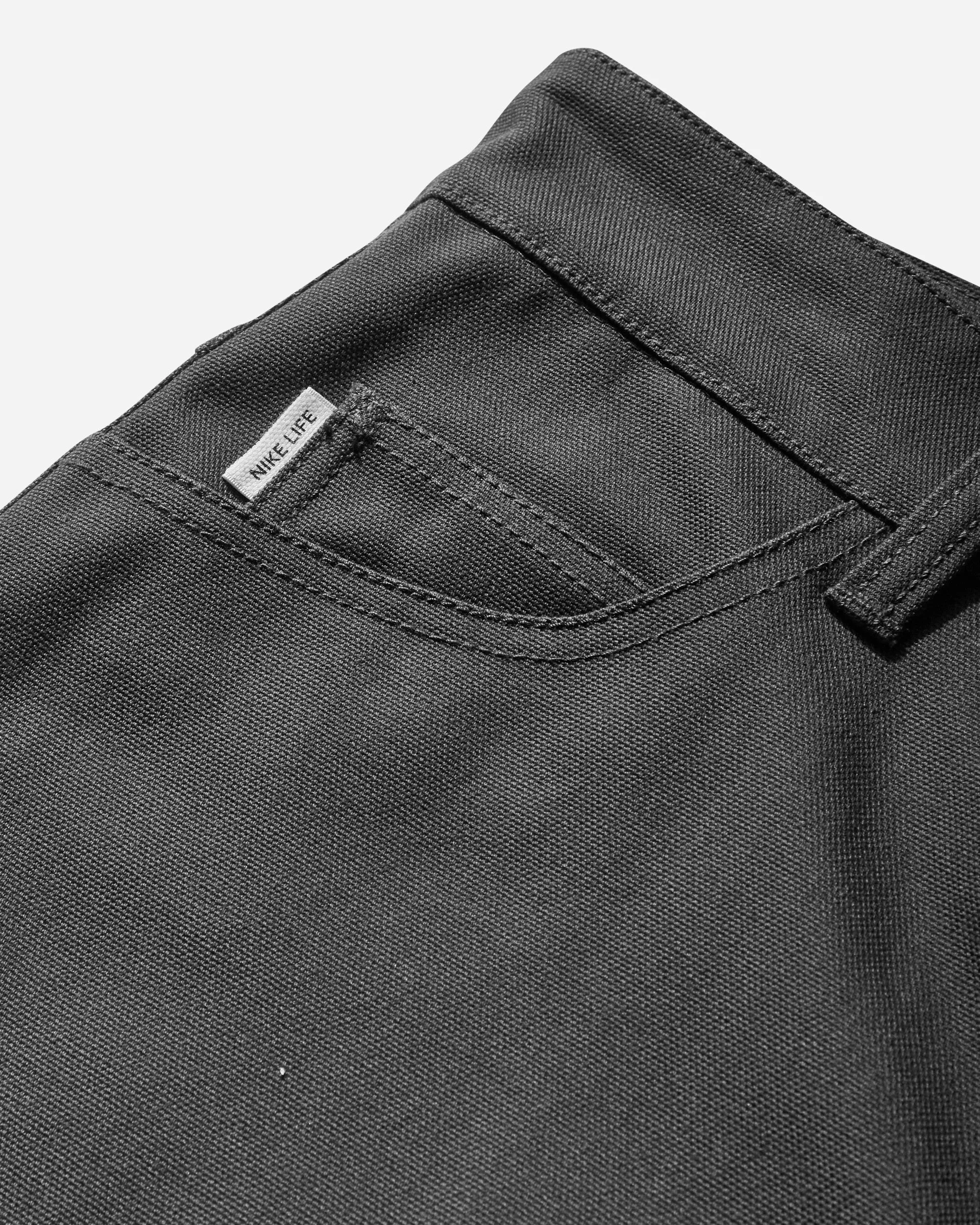 Men'S Big Canvas Shorts Anthracite Seamless Feature