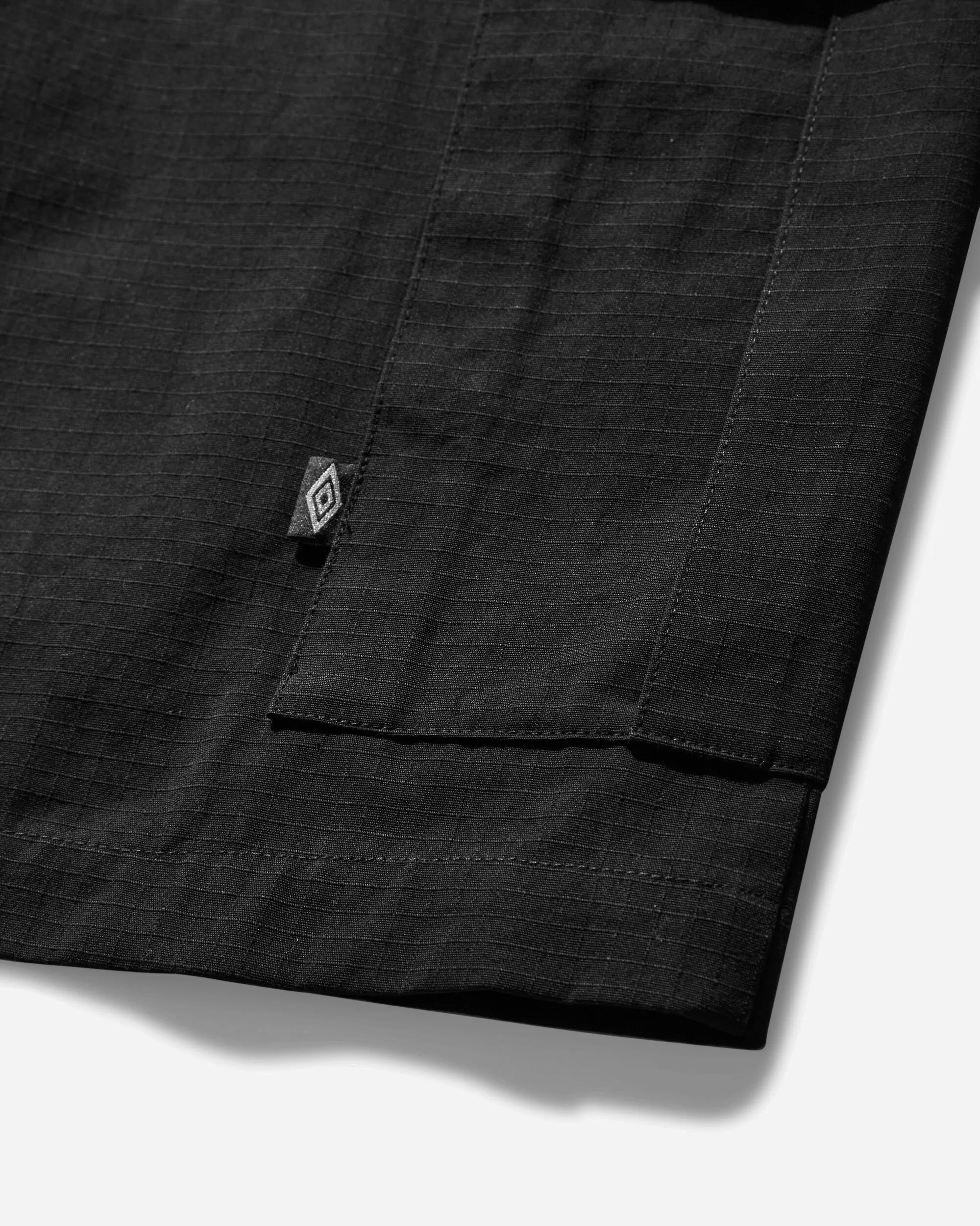 Pipe Fuzzy Yarn Effect Men'S Boxing Cargo Shorts Washed Black