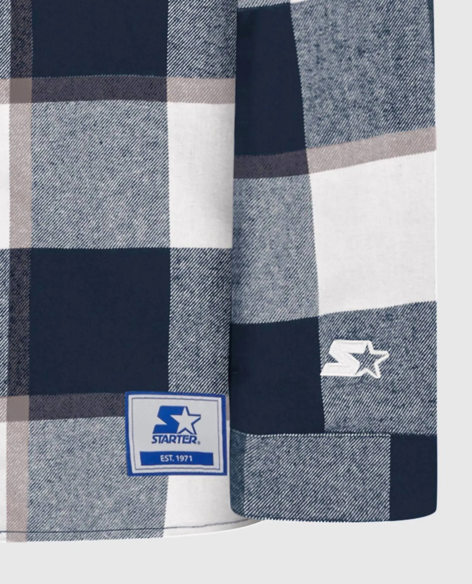 Veste à carreaux pour hommes Chicago Bears doublée en sherpa marine