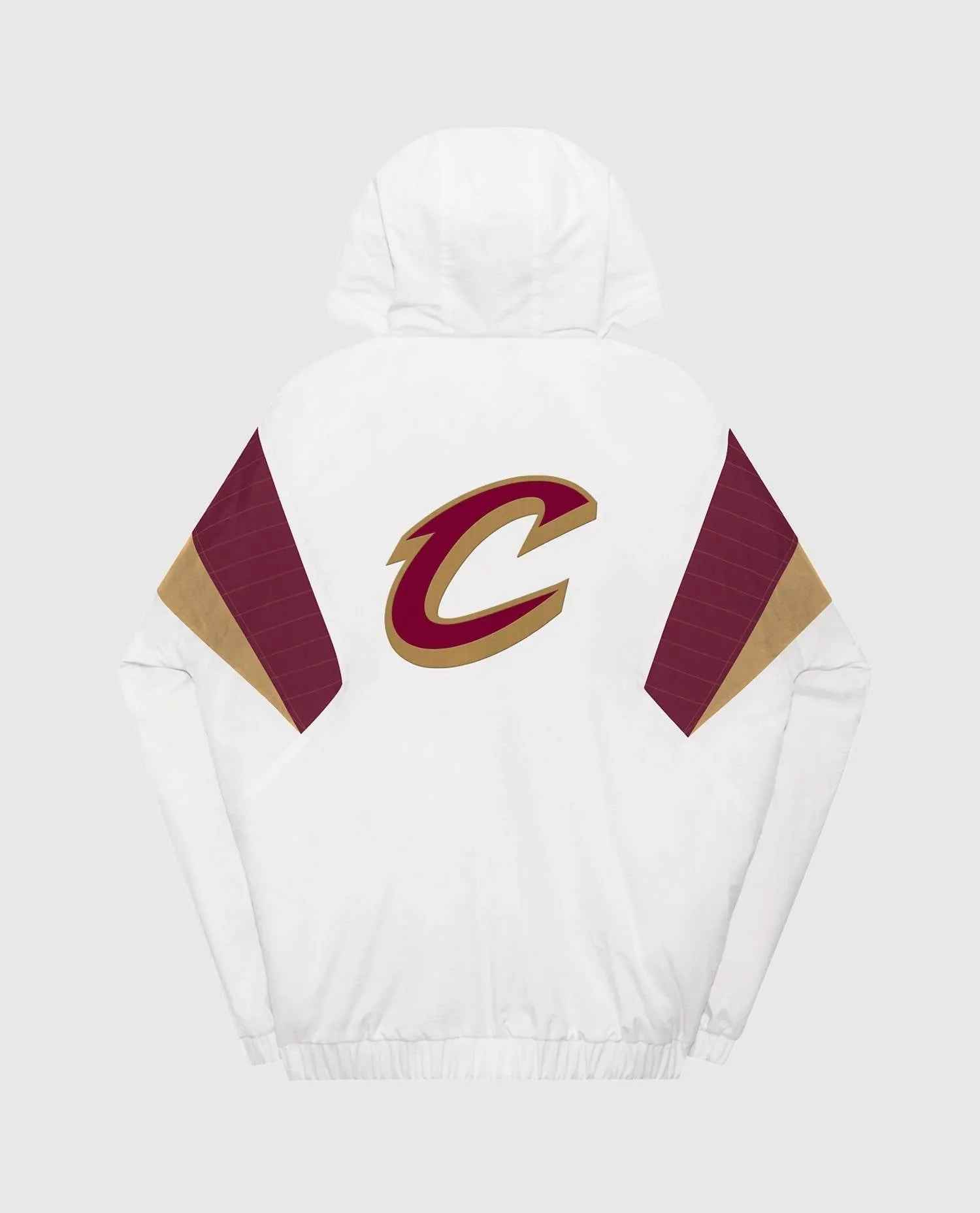 Veste demi-zip The Breakaway en nylon pour hommes des Cleveland Cavaliers en blanc