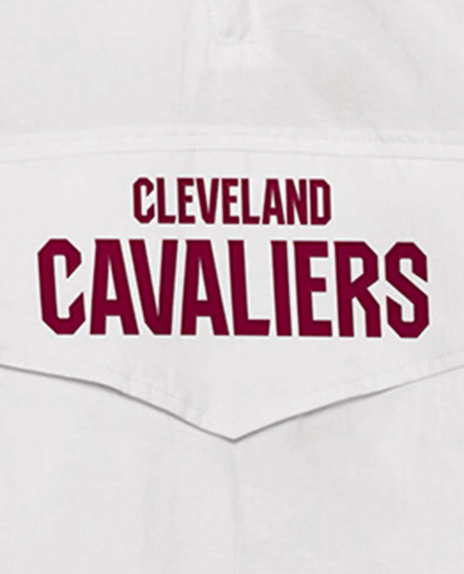 Veste demi-zip The Breakaway en nylon pour hommes des Cleveland Cavaliers en blanc