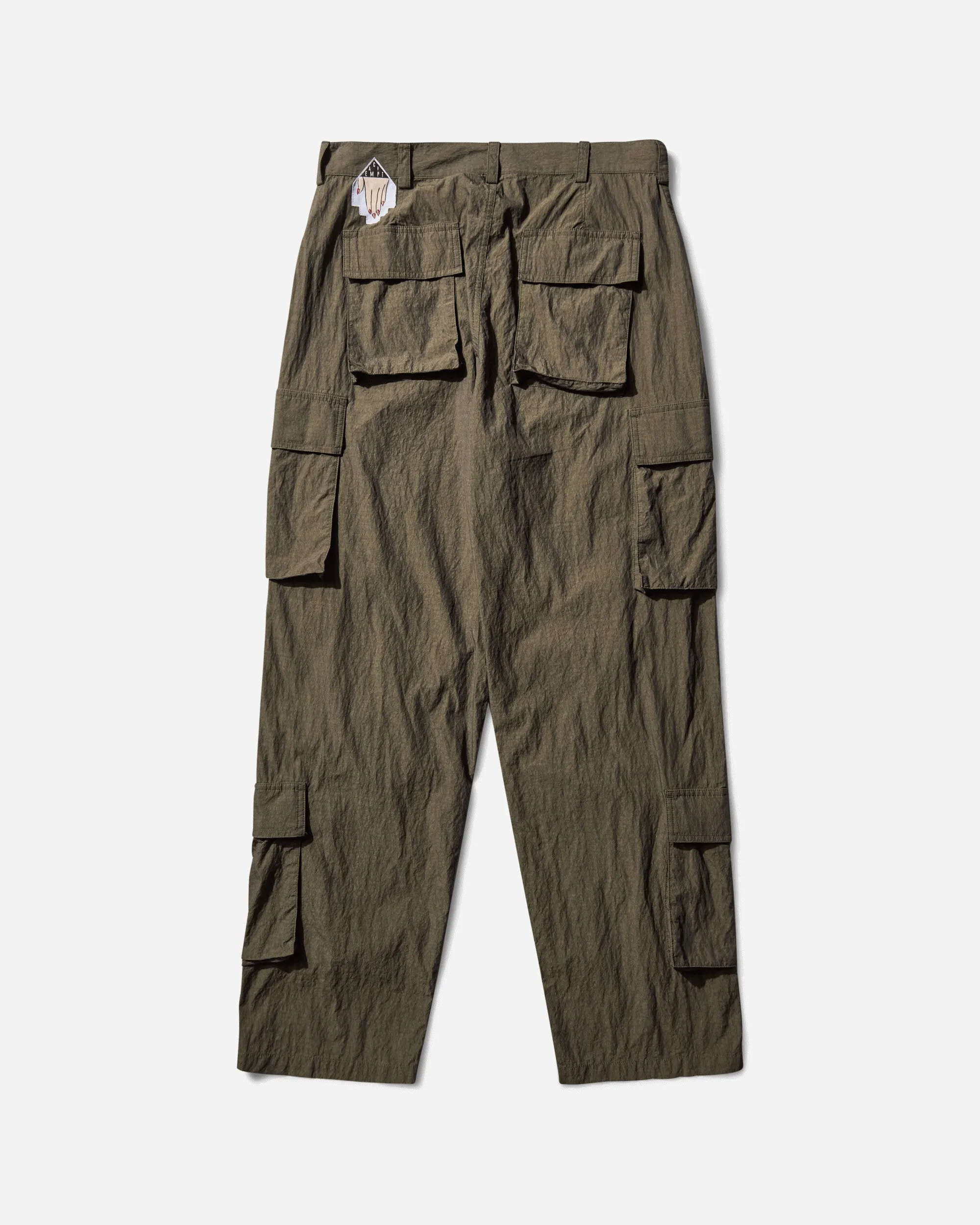 Men'S Cn Four Cargo Pocket Pants Charcoal Minimalist Design Index Tight Polyester