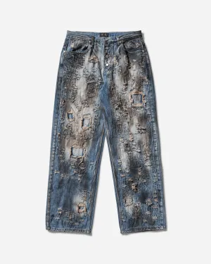 Cashmere Trim Men'S Combat Casualty Care Denim Pants Blue