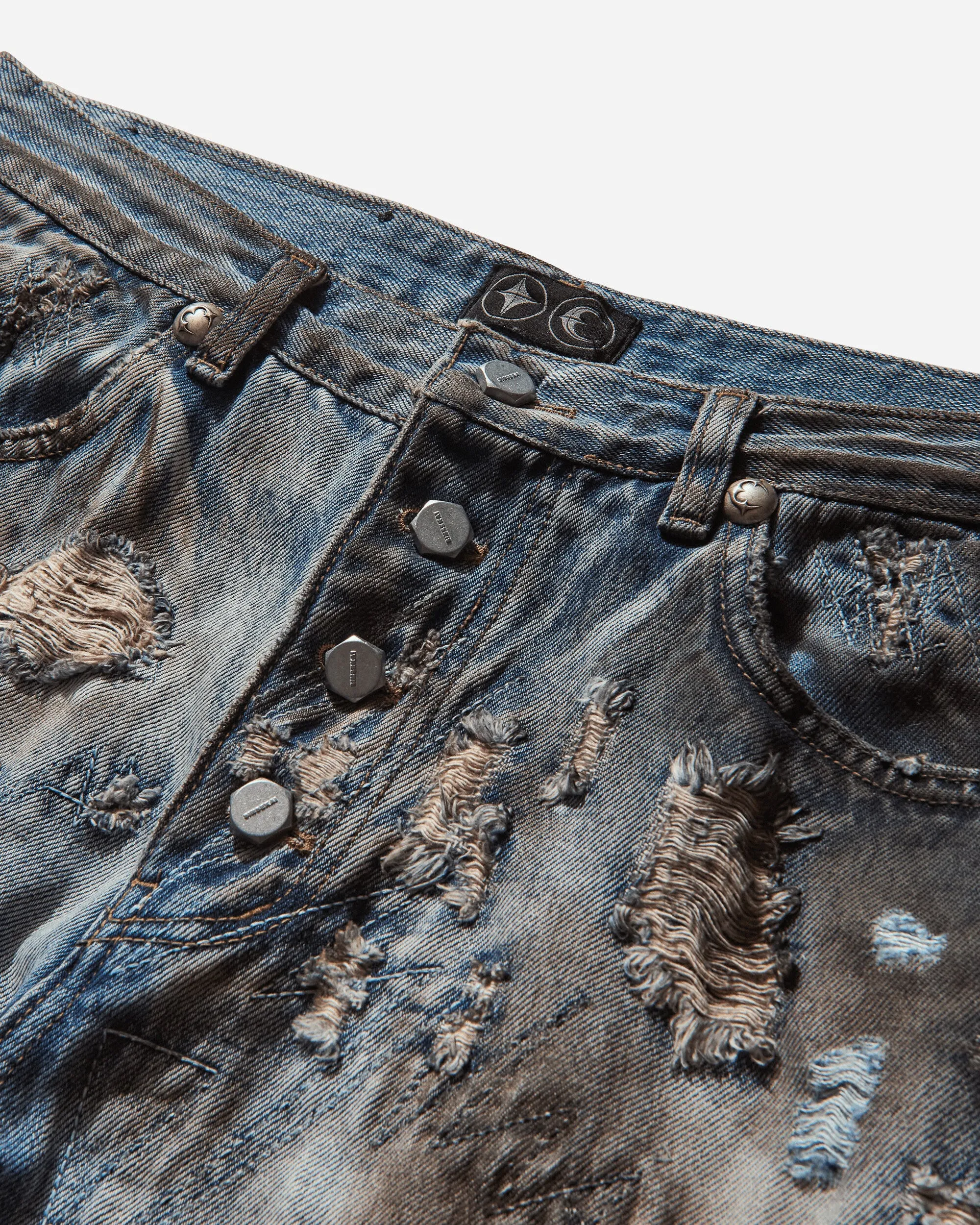 Anti - Sad Comfortable Goat Men'S Combat Casualty Care Denim Pants Blue