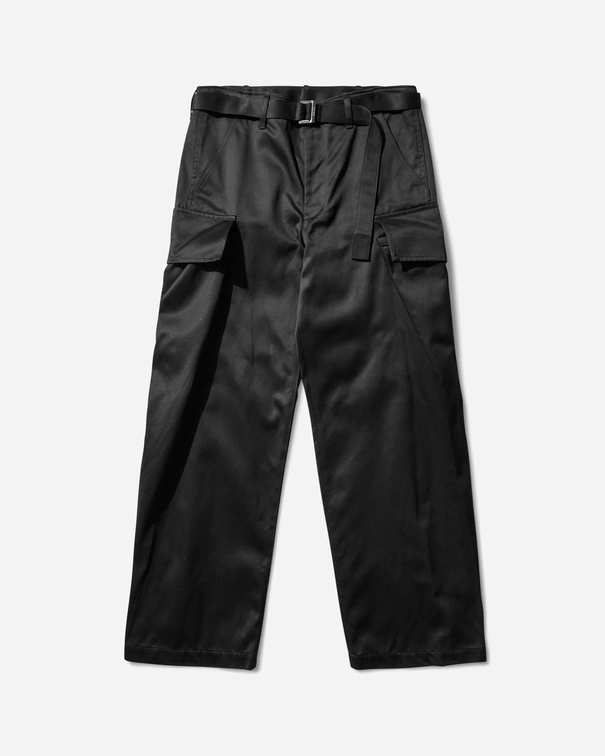 Anti-Closed "Solid-Color-Fit-F Men'S Cotton Chino Pants Black
