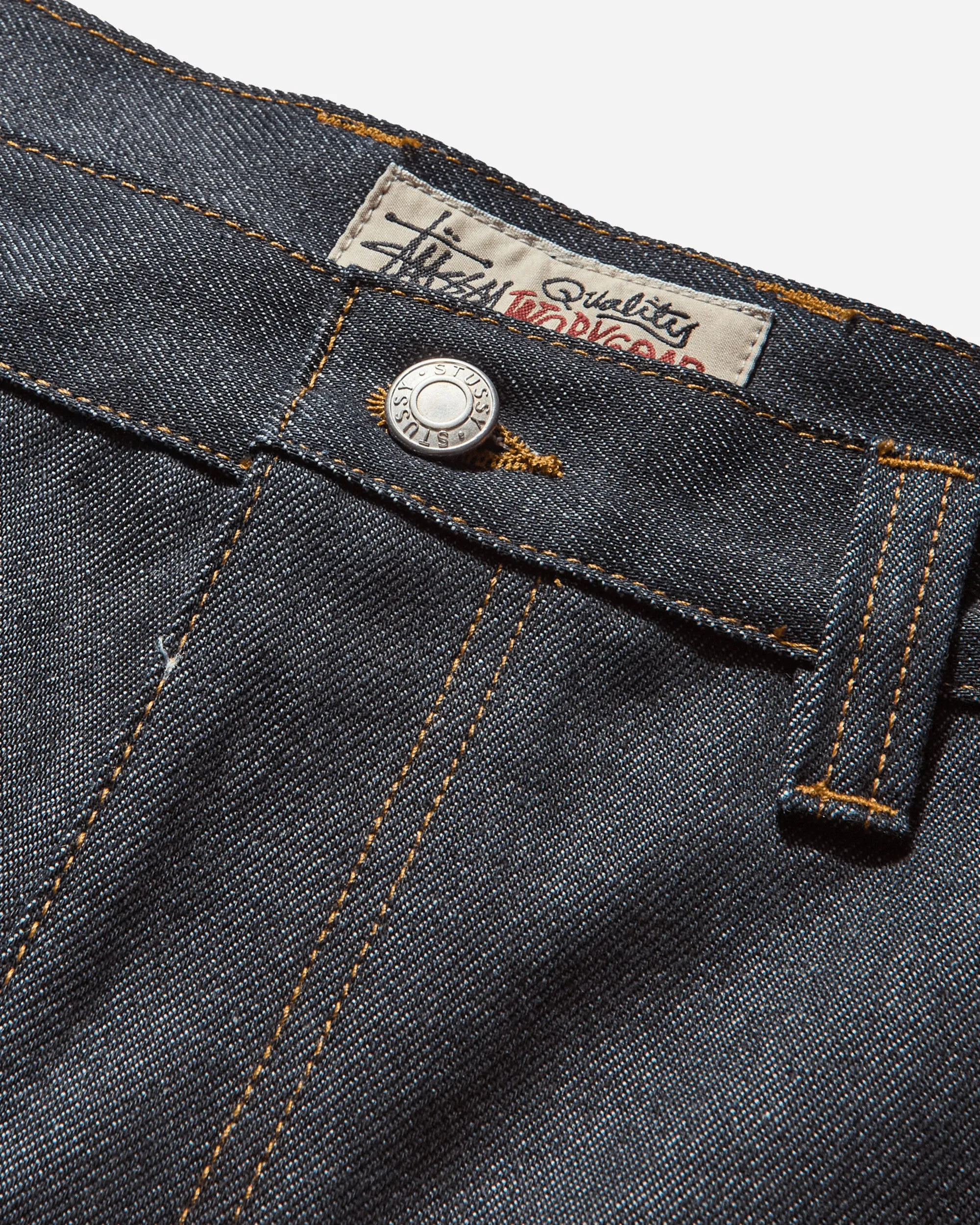 Men'S Denim Carpenter Pants Raw Indigo Screen - Printing Method