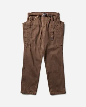 Men'S Denim Pants Brown Knitwear Awakening