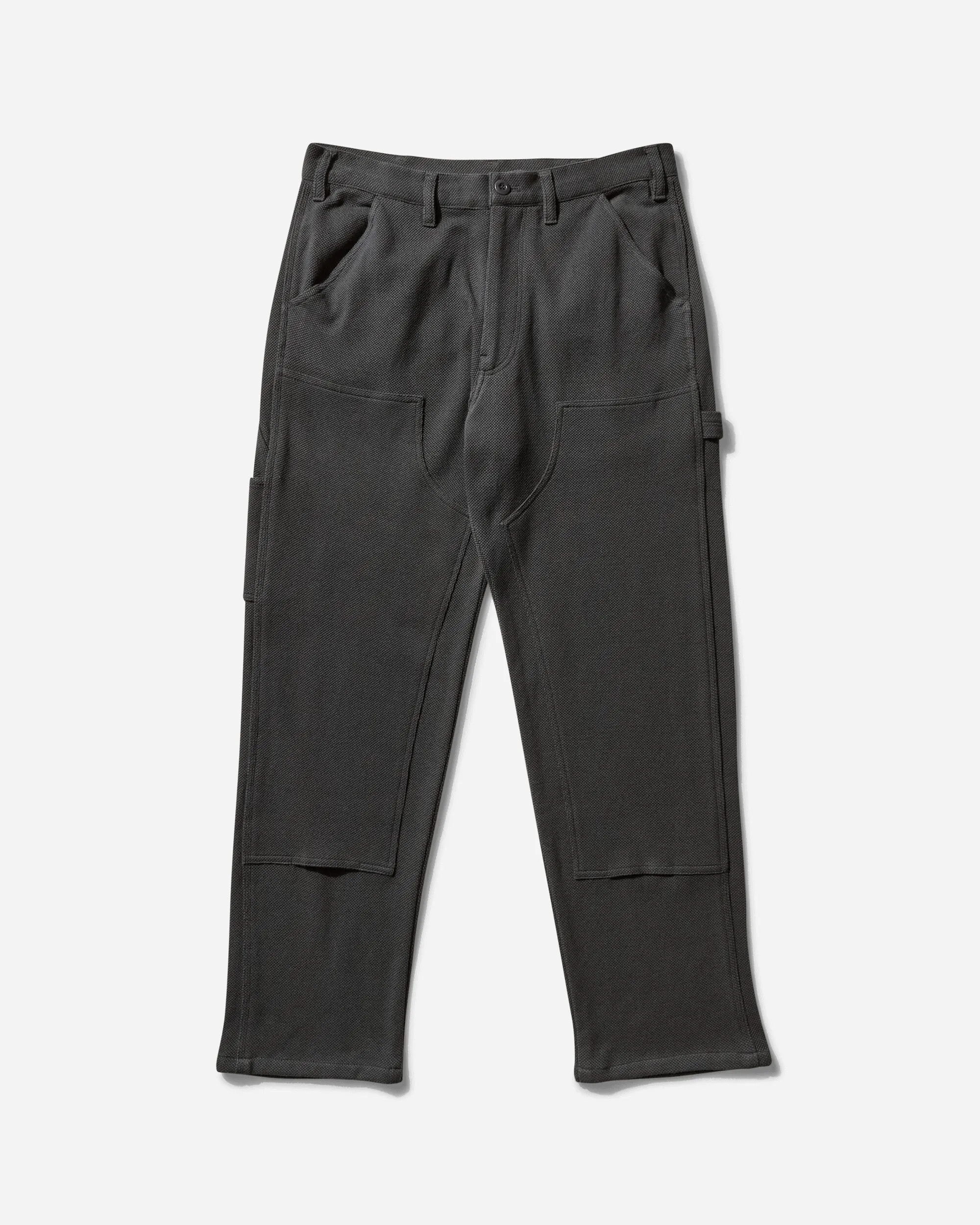 Anti-Giraffe Men'S Double Knee Painter Pants Black