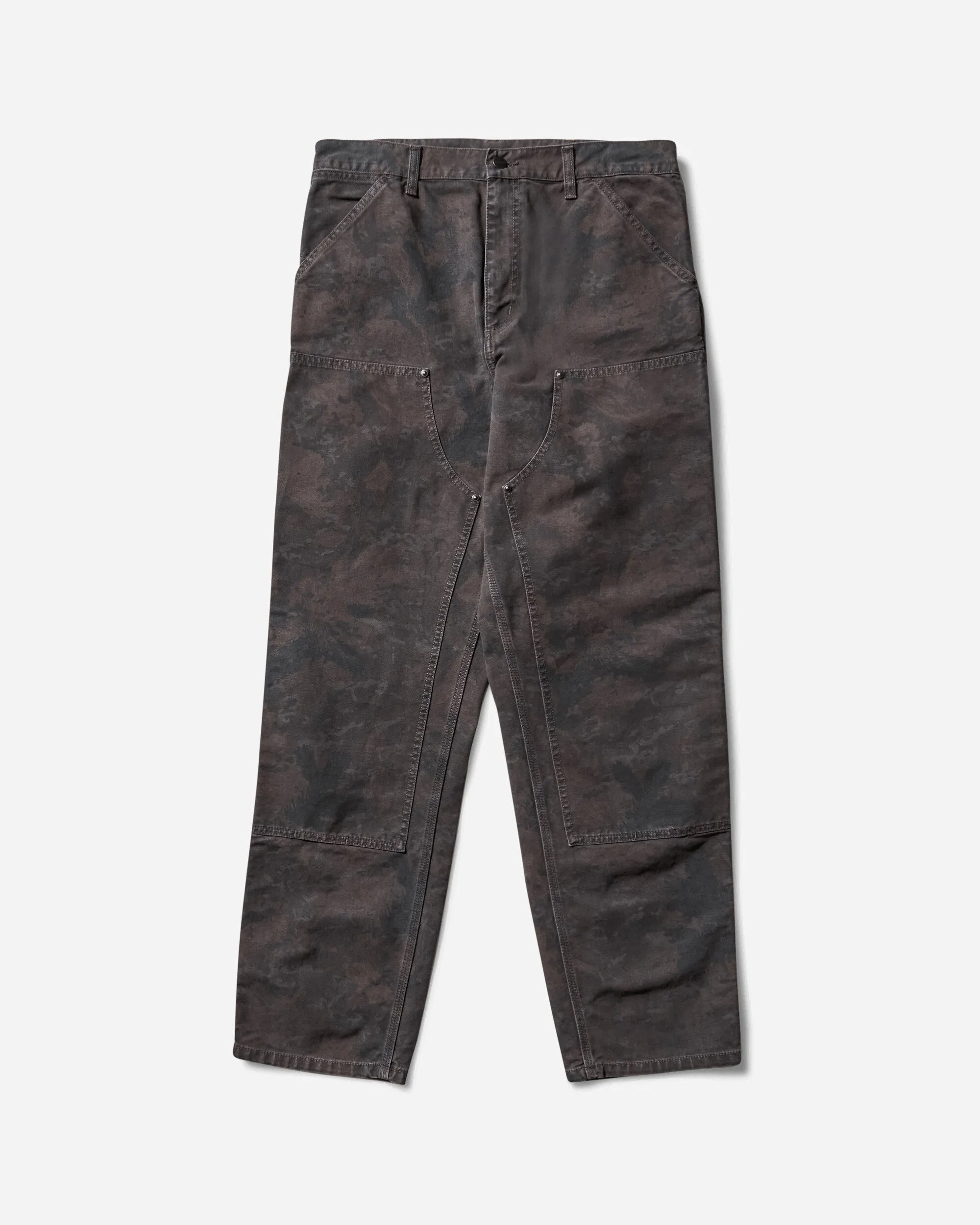 Men'S Double Knee Pants Camo Combi / Graphite Loyal