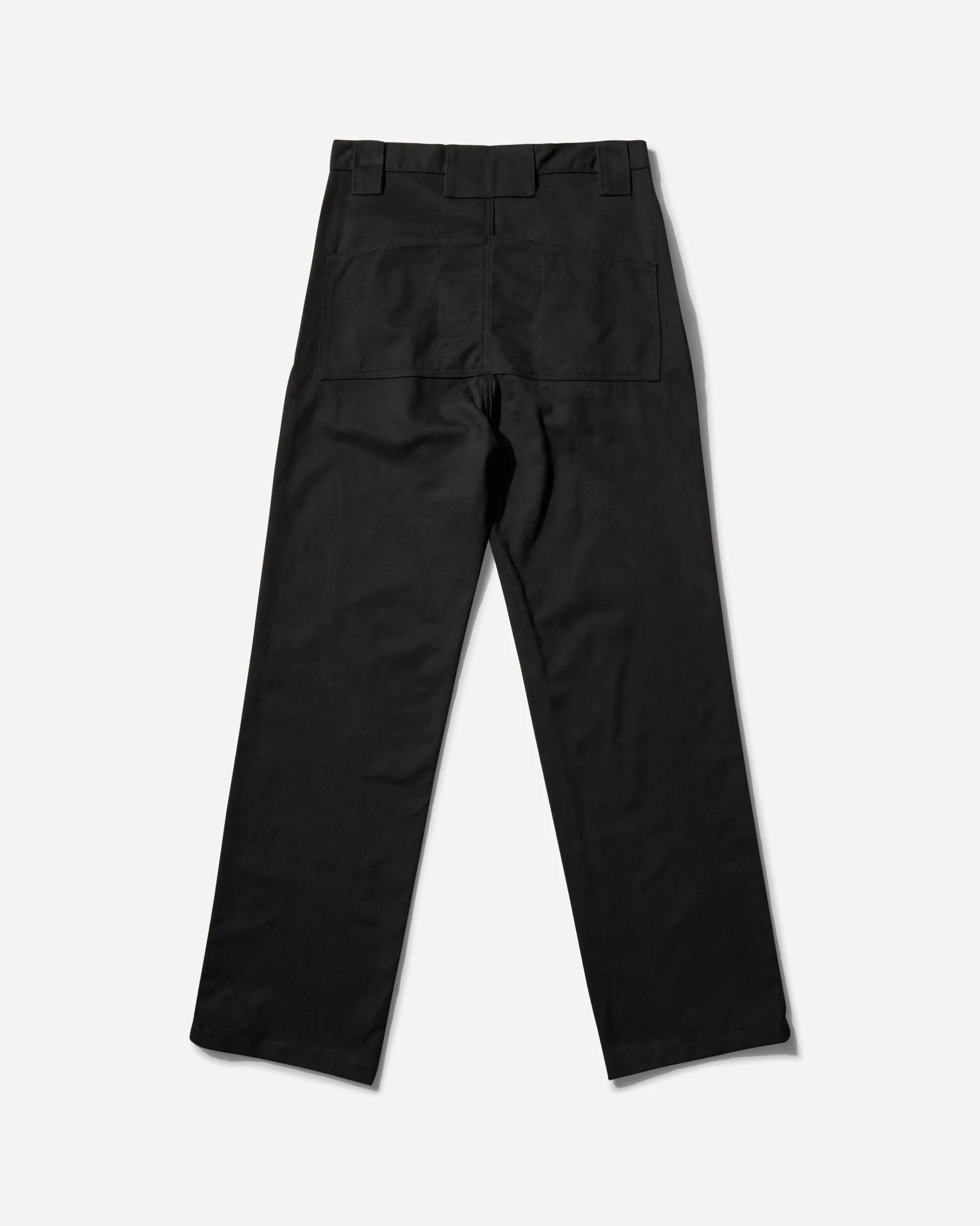 Men'S Duty Pants Black Stretch Faux Silk Off-Shoulder