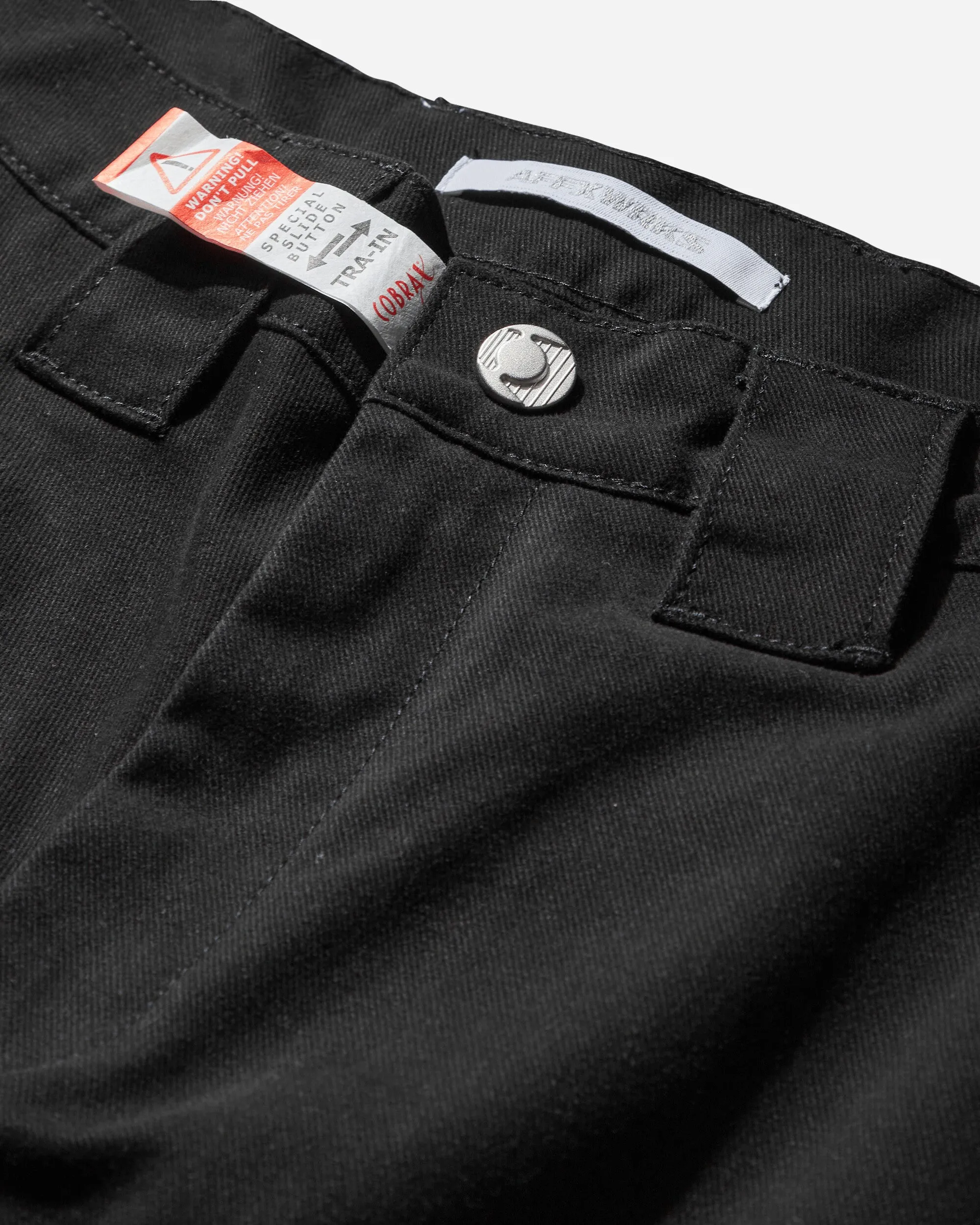 Men'S Duty Pants Black "Hangtag Trim Look Upgrade