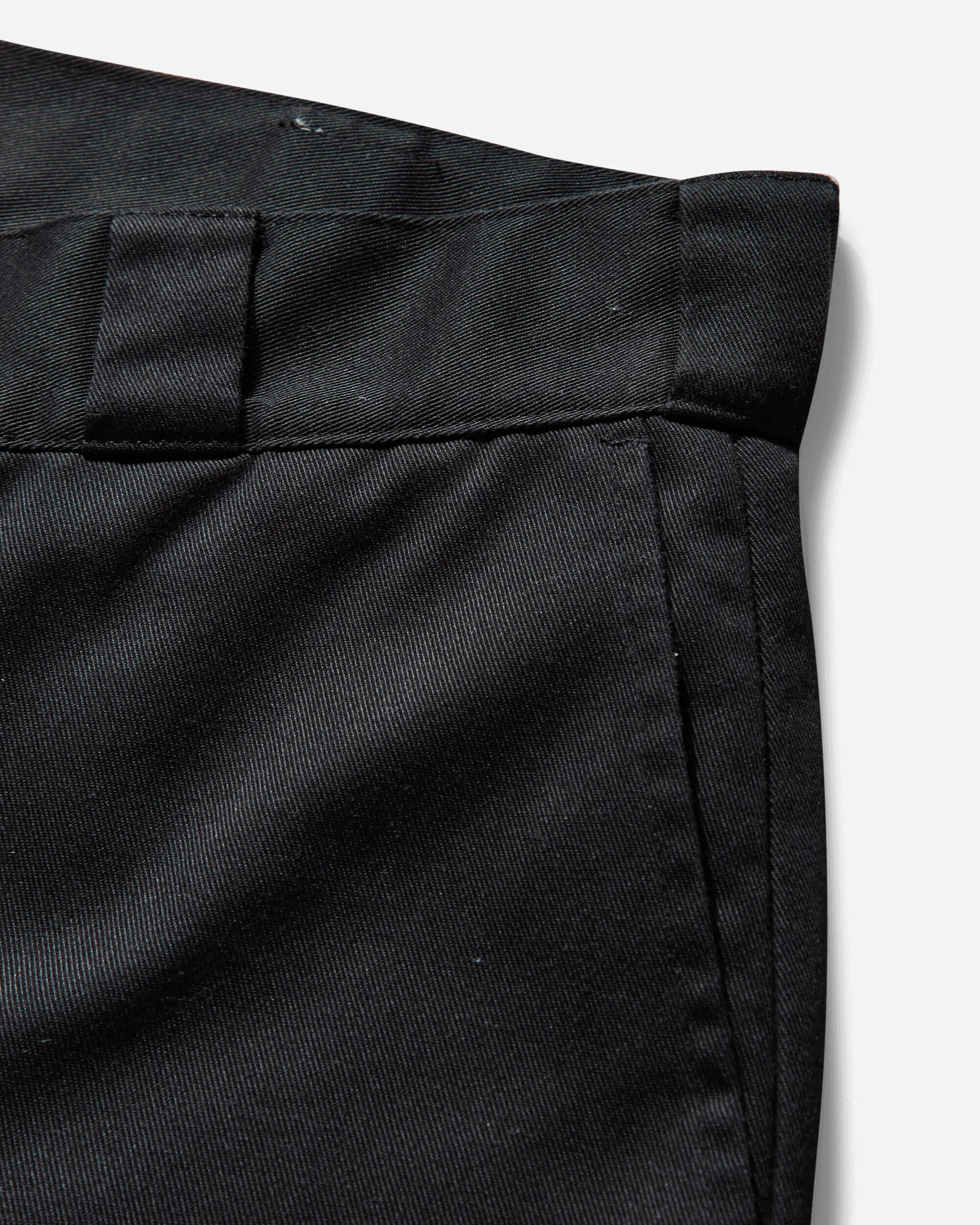 Exposed Zip Comfortable Motivated Men'S Embroidered Work Pants Black