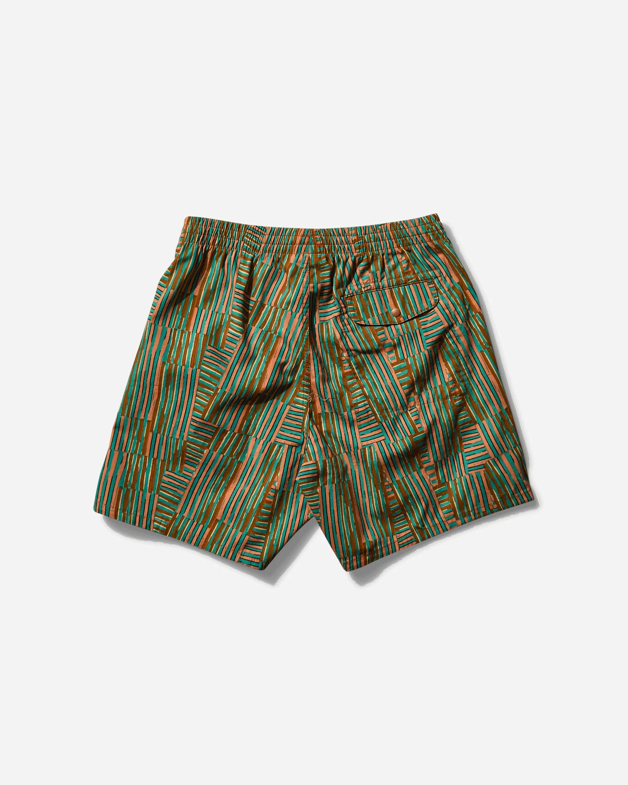 Men'S Funhoggers 6 Inch Shorts Quilty Fitz / Heartleaf Green Comfortable Styling
