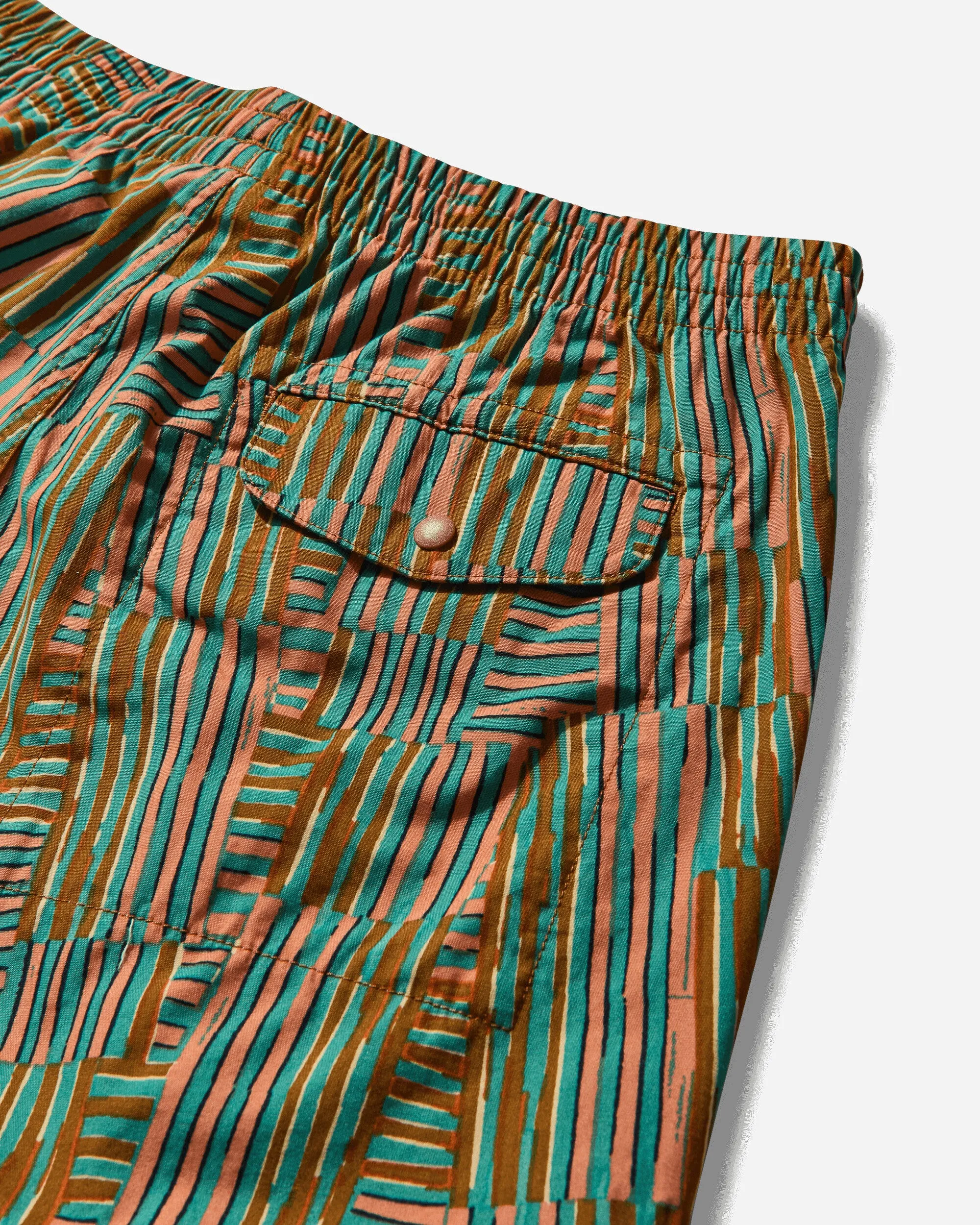 Slub Men'S Funhoggers 6 Inch Shorts Quilty Fitz / Heartleaf Green
