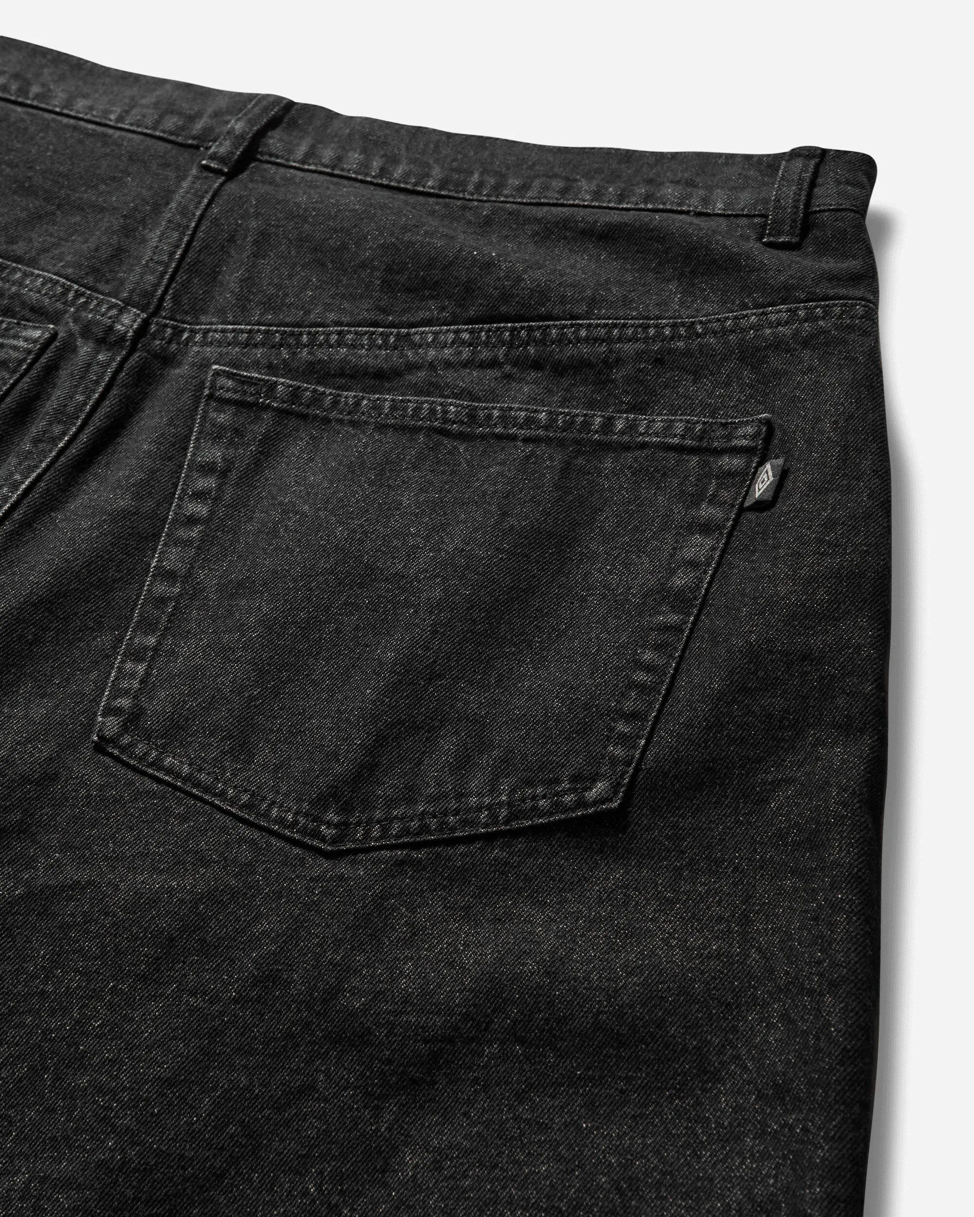 Men'S Hybrid Cargo Pants Washed Black Stain Resistant Finish