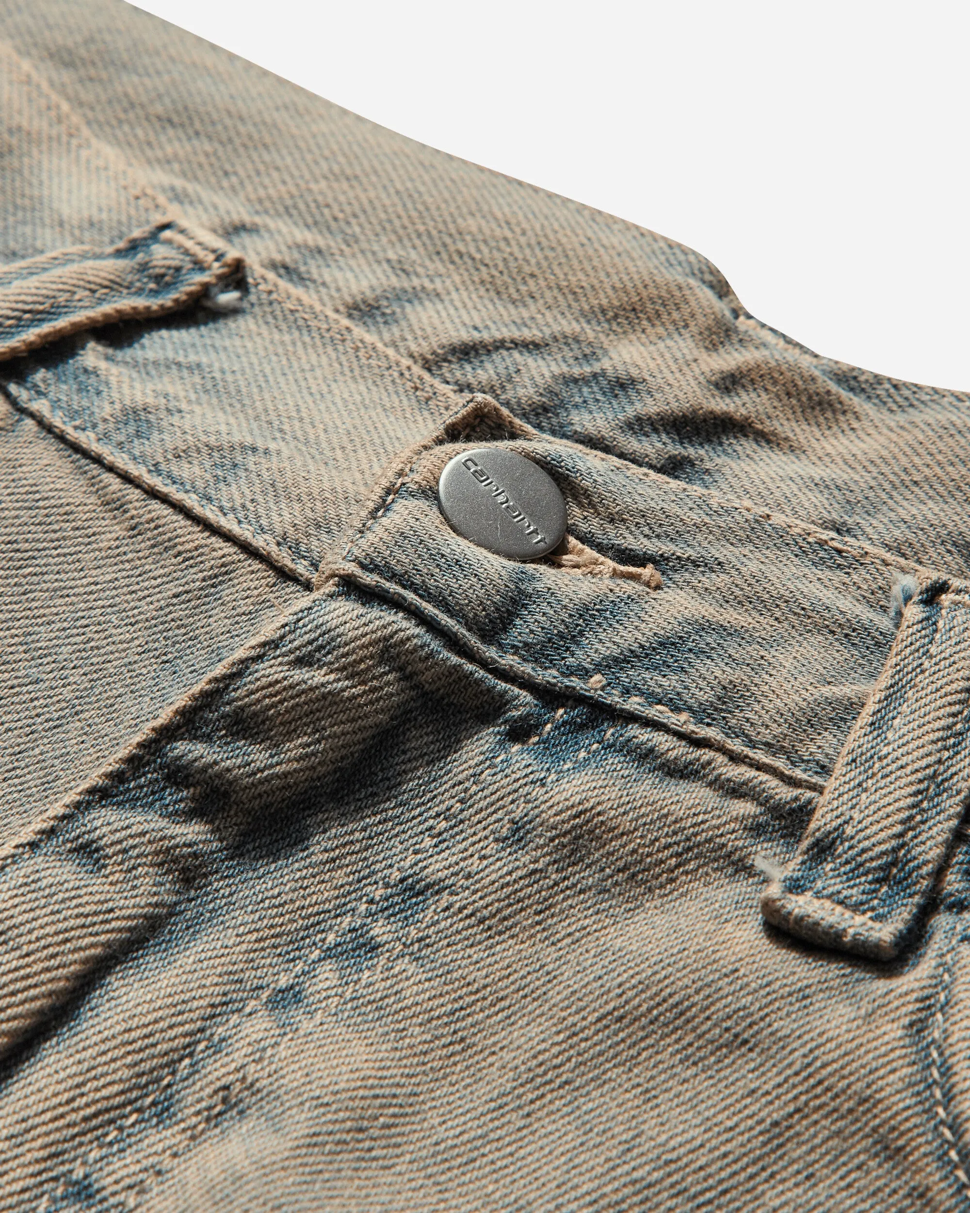 Men'S Landon Pants Blue / Leather (Garment Dyed) Comfortable Fit All The Time