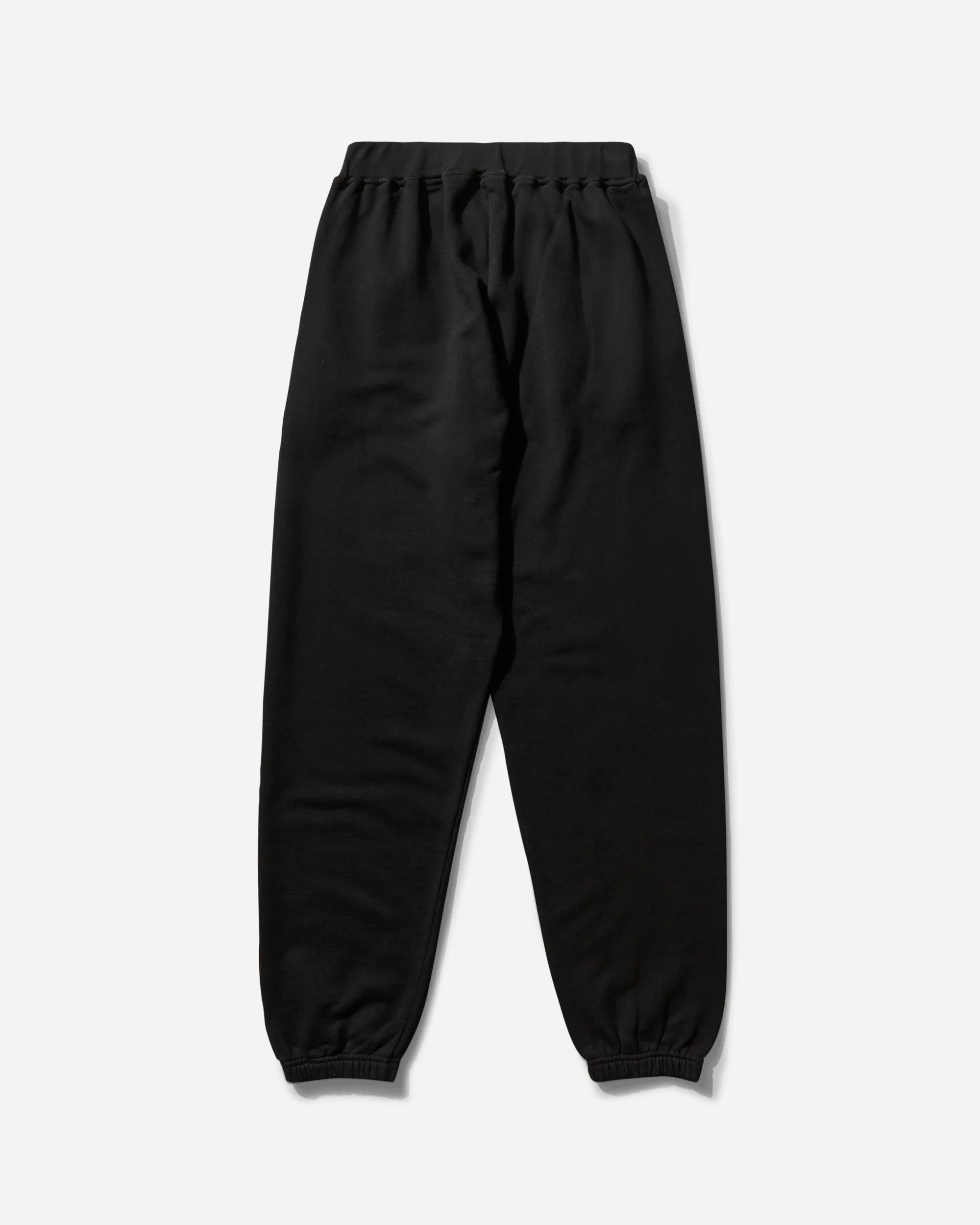 Visual Effect Embellished Design Men'S Logo Sweatpants Black