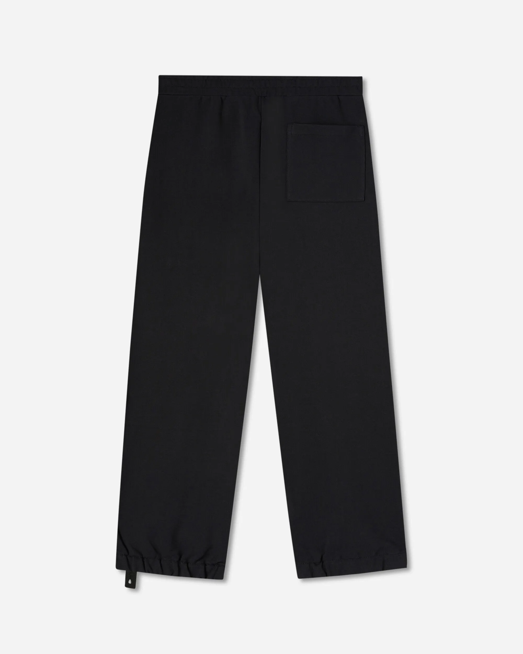 Men'S Loose Fit Sweatpants Black Foil Print Trim Utility